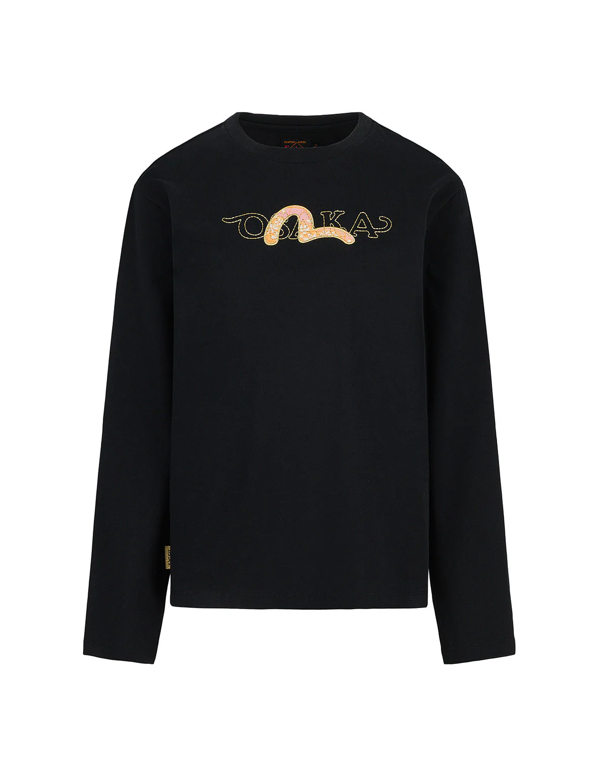 Brocade Seagull Embroidery Regular Fit Long-Sleeve T-shirt - Image 9