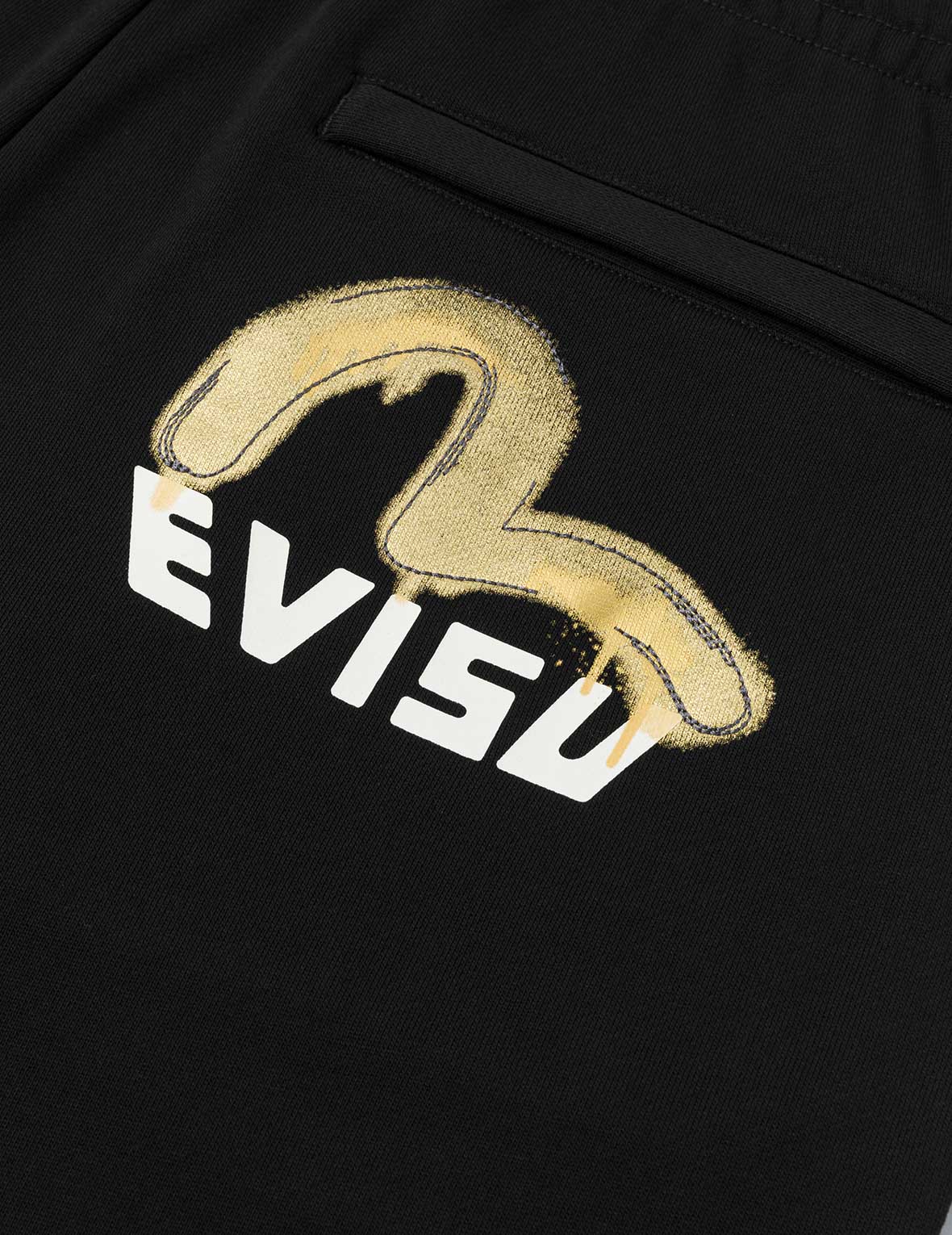 Brushstroke Seagull and Logo Print Straight Fit Sweatpants - Image 13