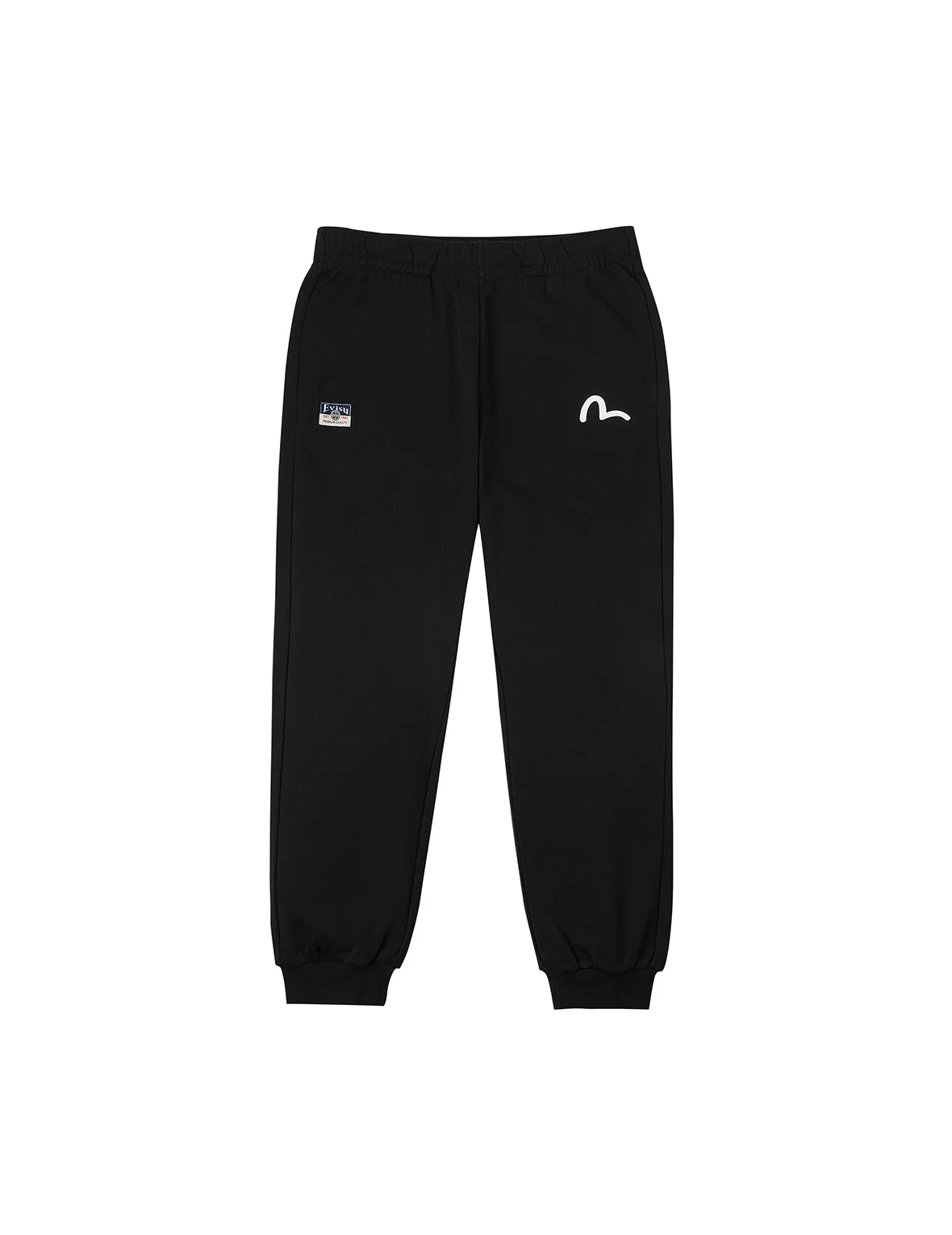 Brushstroke Seagull and Logo Print Straight Fit Sweatpants - Image 3