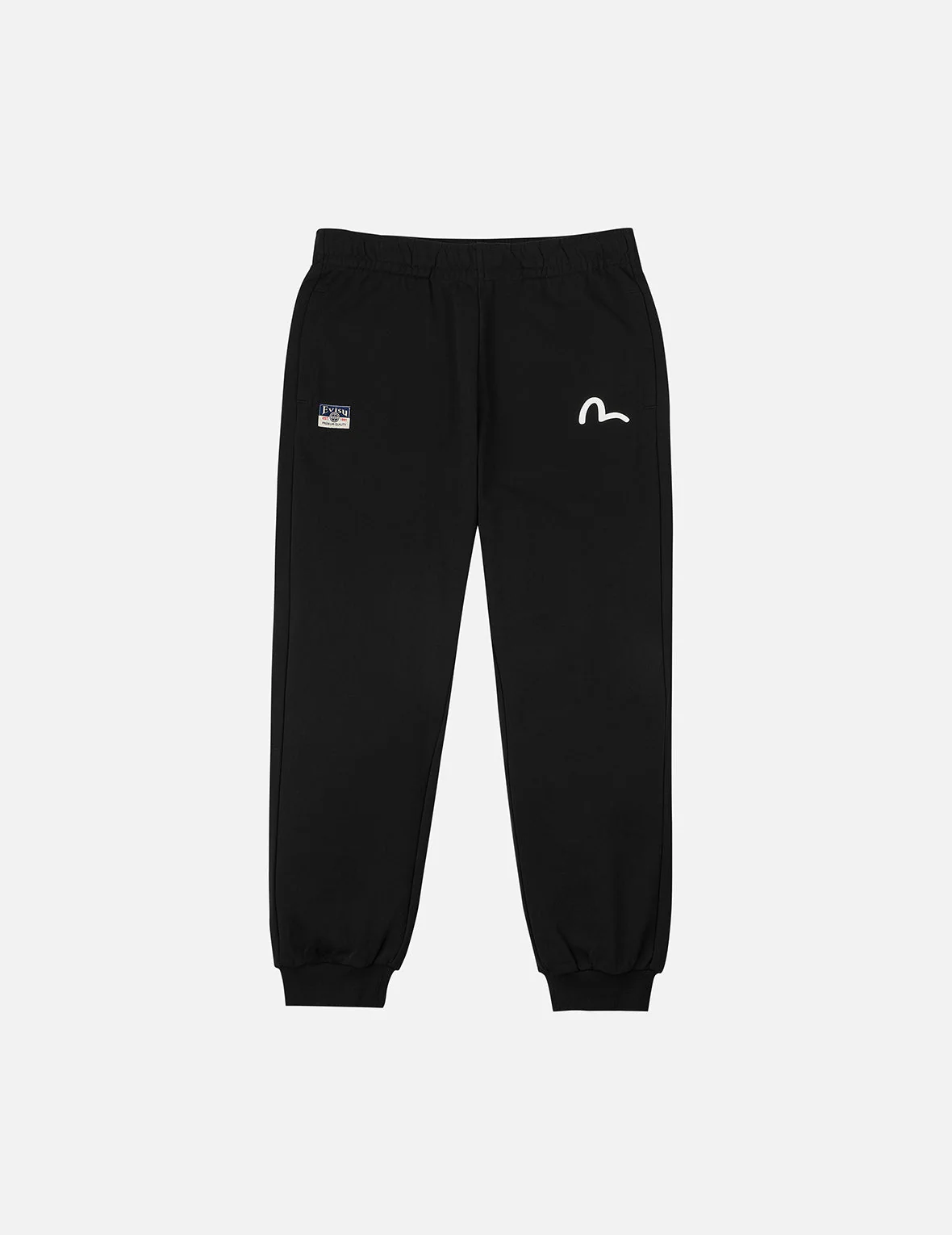 Brushstroke Seagull and Logo Print Straight Fit Sweatpants - Image 7