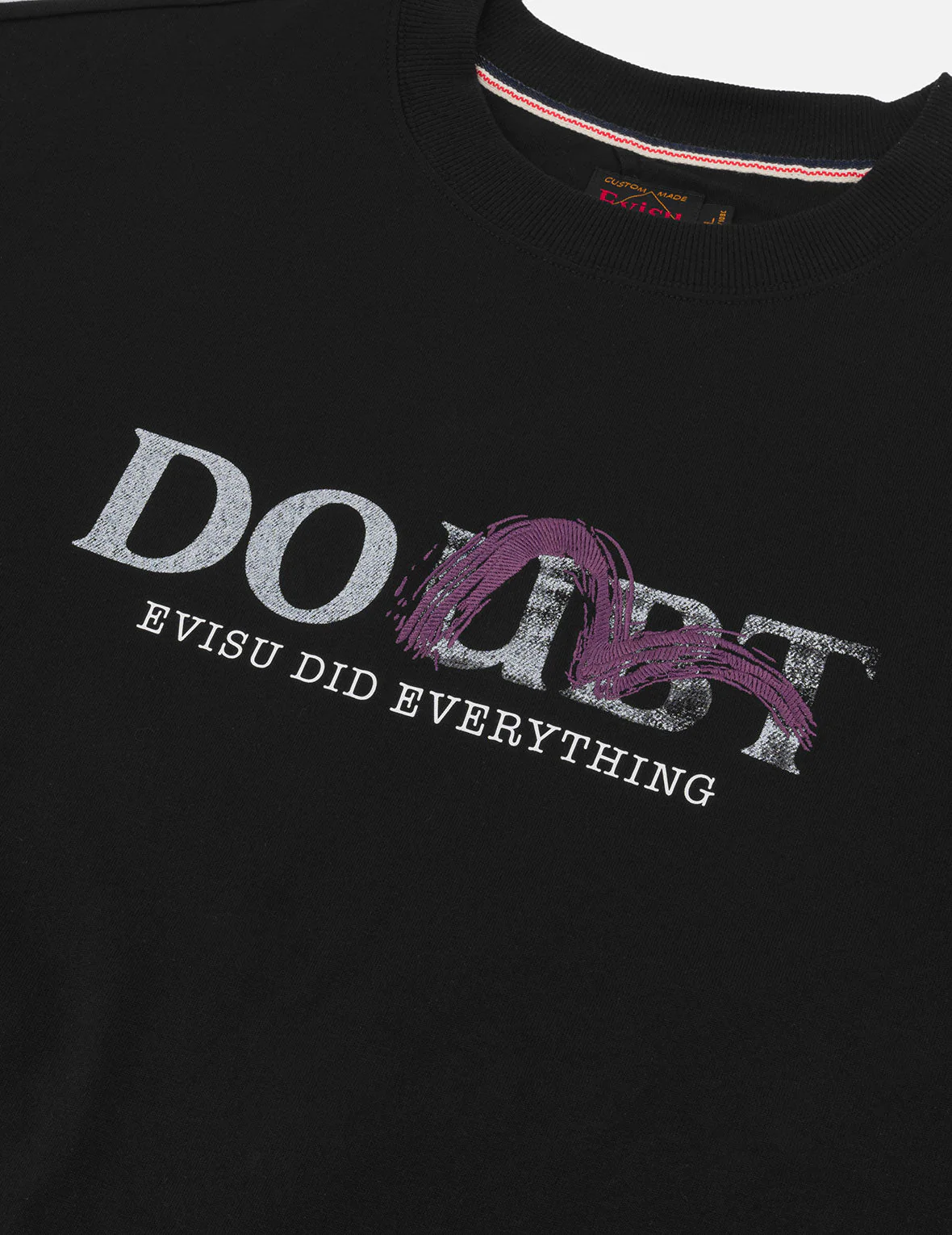 Brushstroke Seagull and Slogan Relax Fit T-shirt - Image 5
