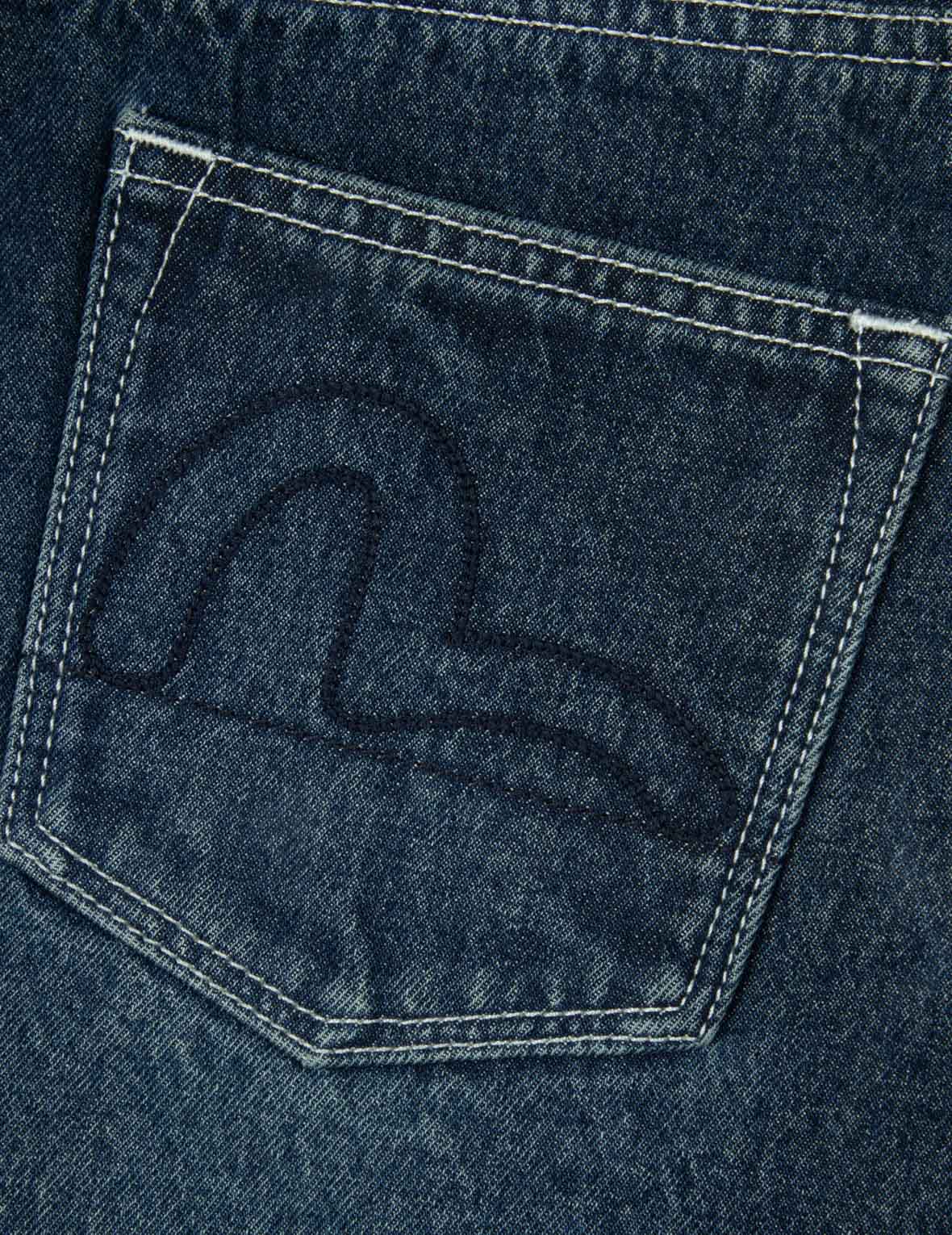 Butterfly and Seagull Embroidery Wide-leg Jeans - Image 14