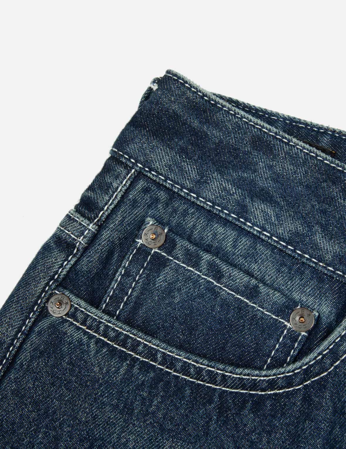 Butterfly and Seagull Embroidery Wide-leg Jeans - Image 9