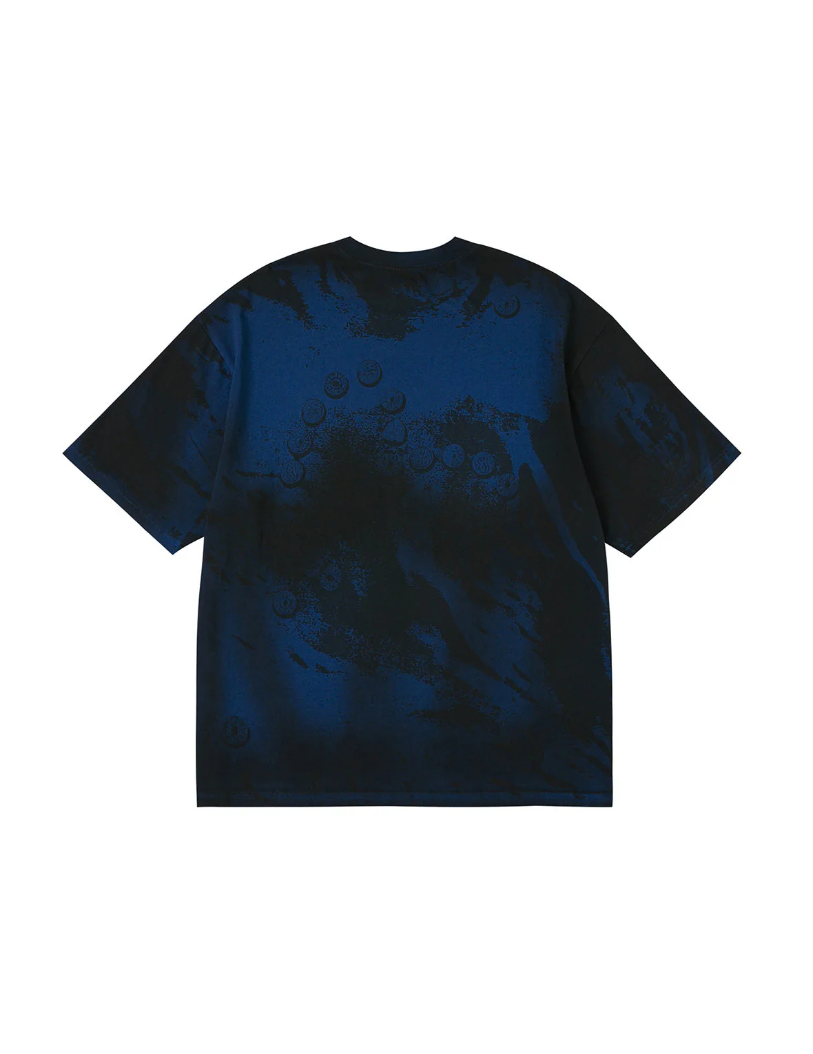 Button Seagull Print Oversized T-Shirt - Image 2