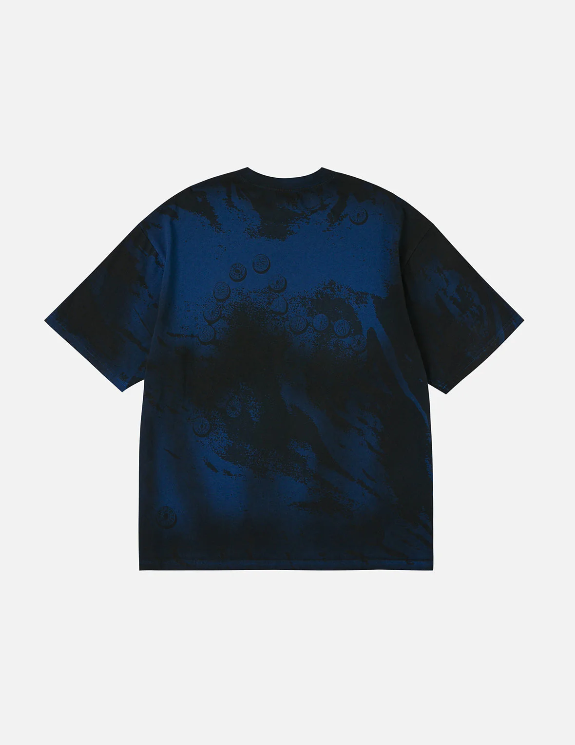 Button Seagull Print Oversized T-Shirt - Image 4
