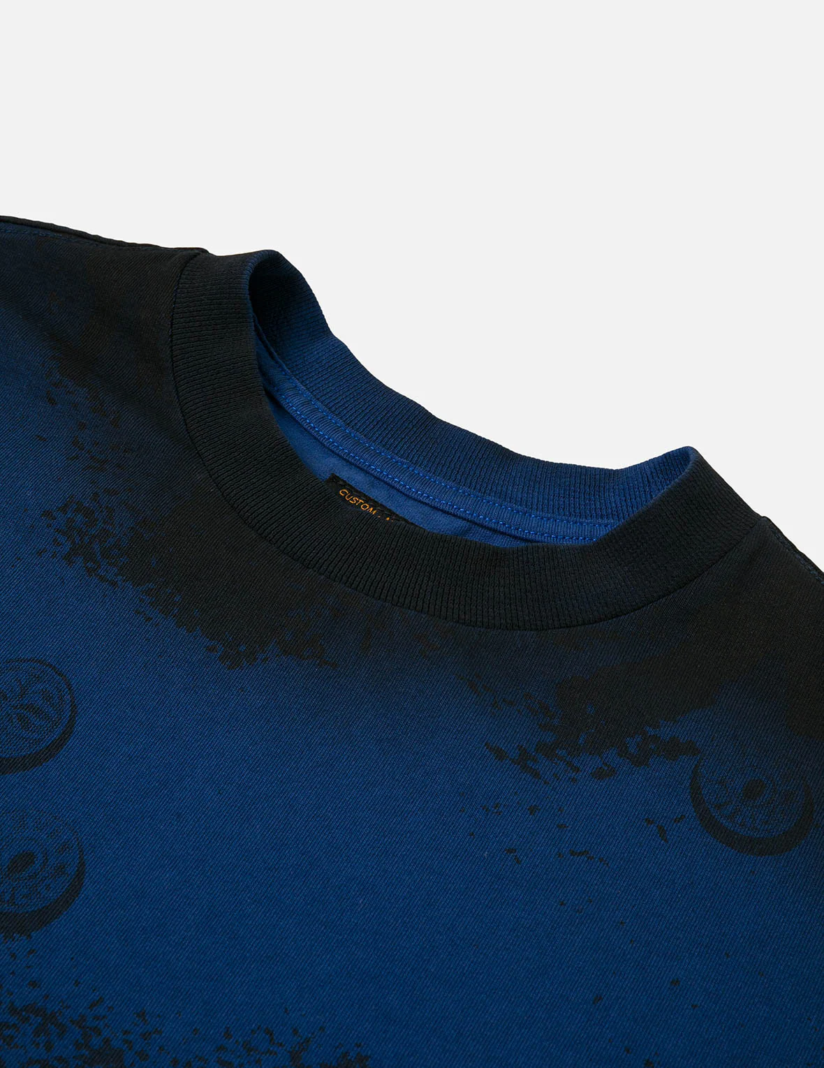 Button Seagull Print Oversized T-Shirt - Image 7