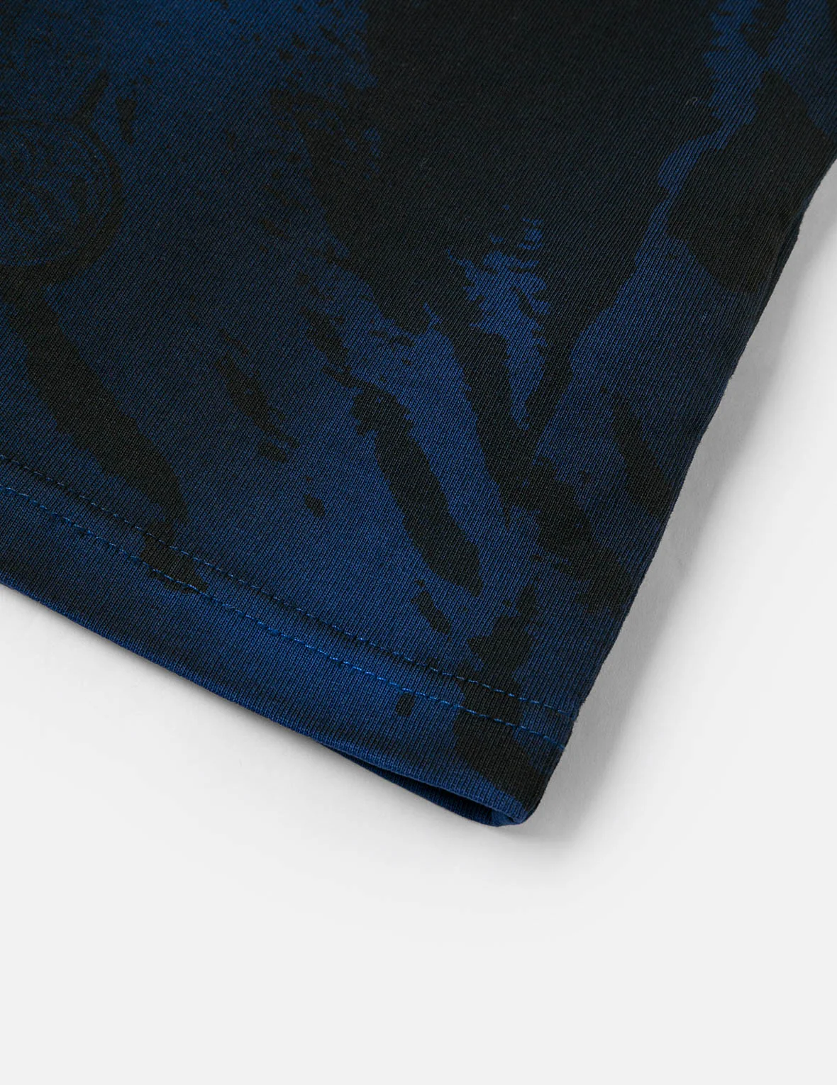 Button Seagull Print Oversized T-Shirt - Image 8
