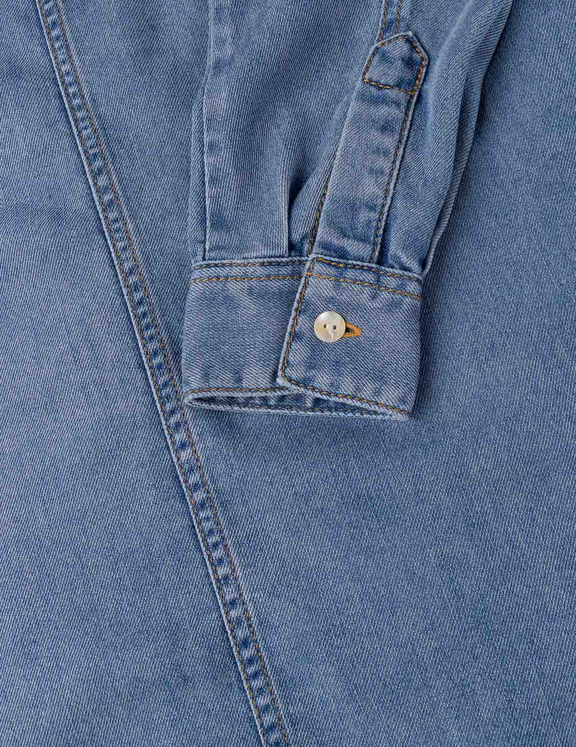 Cat Embroidery Denim Dress - Image 11