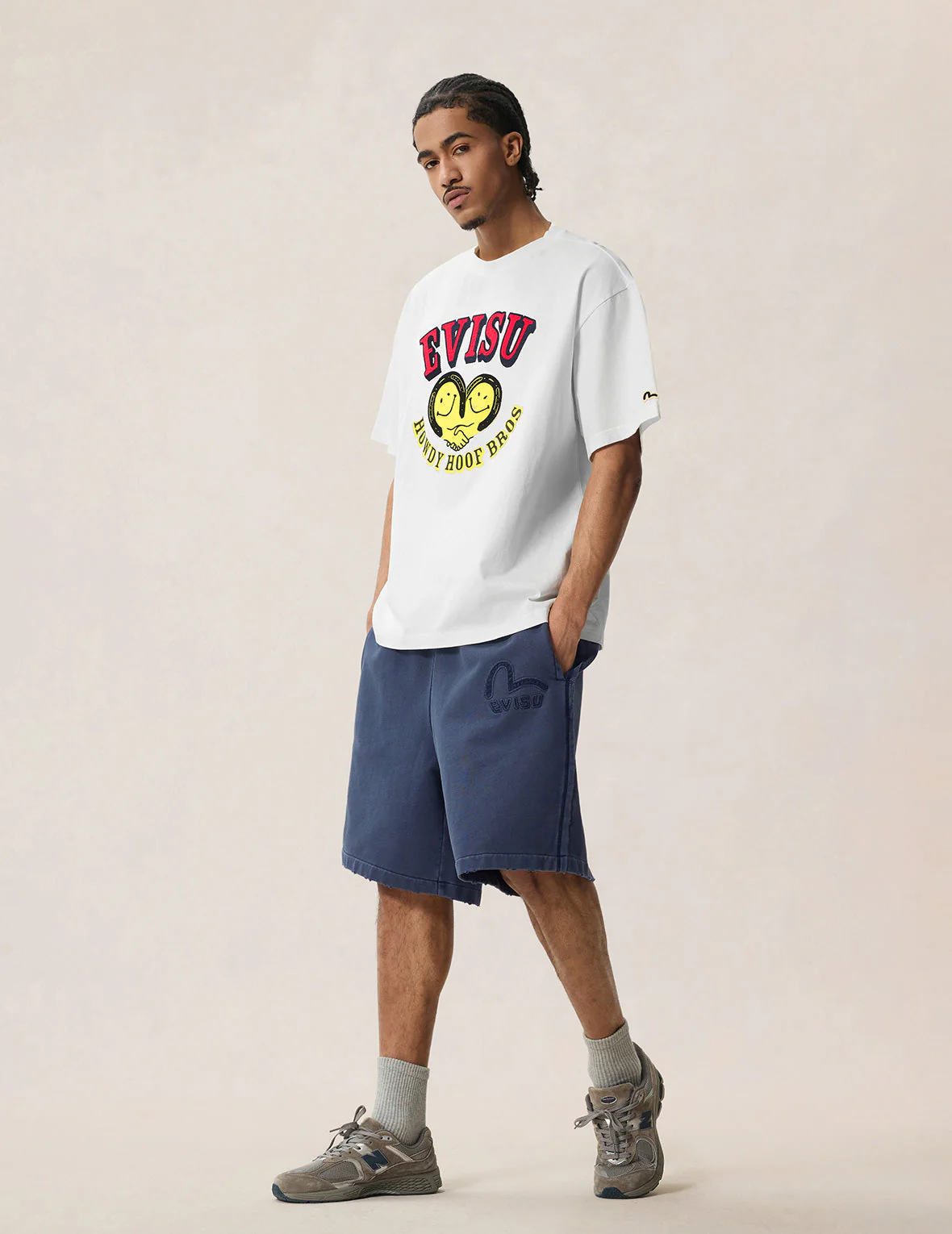 Chain Stitch Seagull Heavy Washed Sweatshorts - Image 10