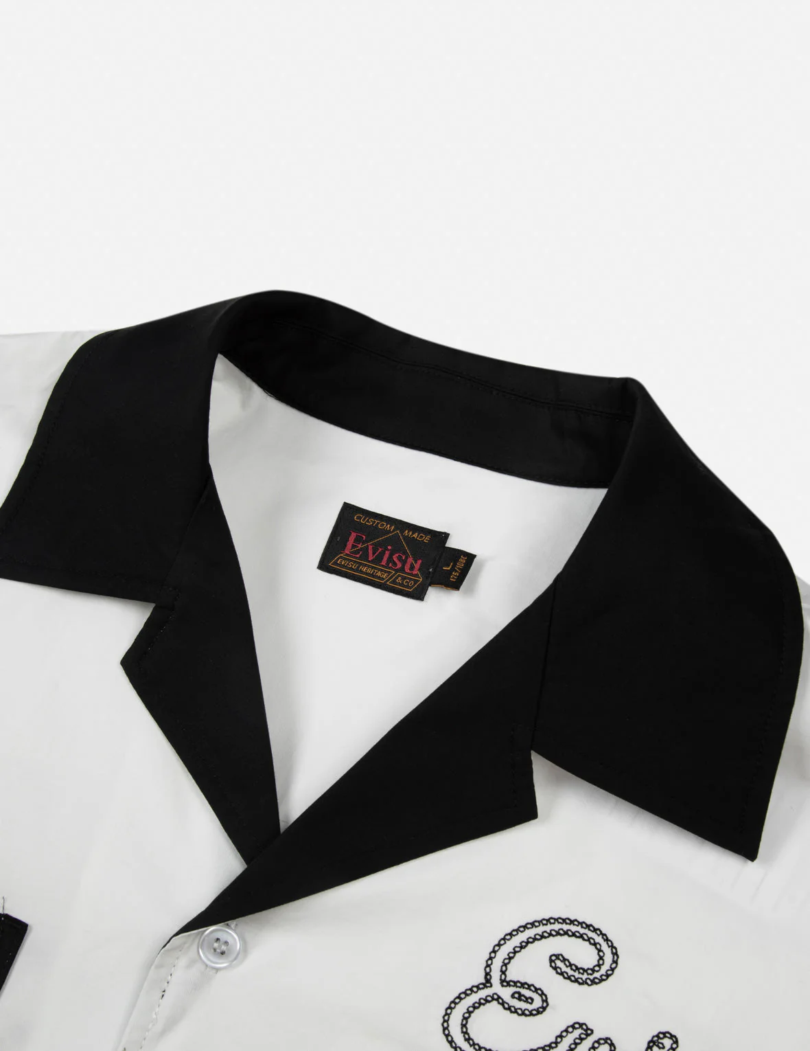 Chain-Stitched Embroidery Logo Boxy Tencel Shirt - Image 18
