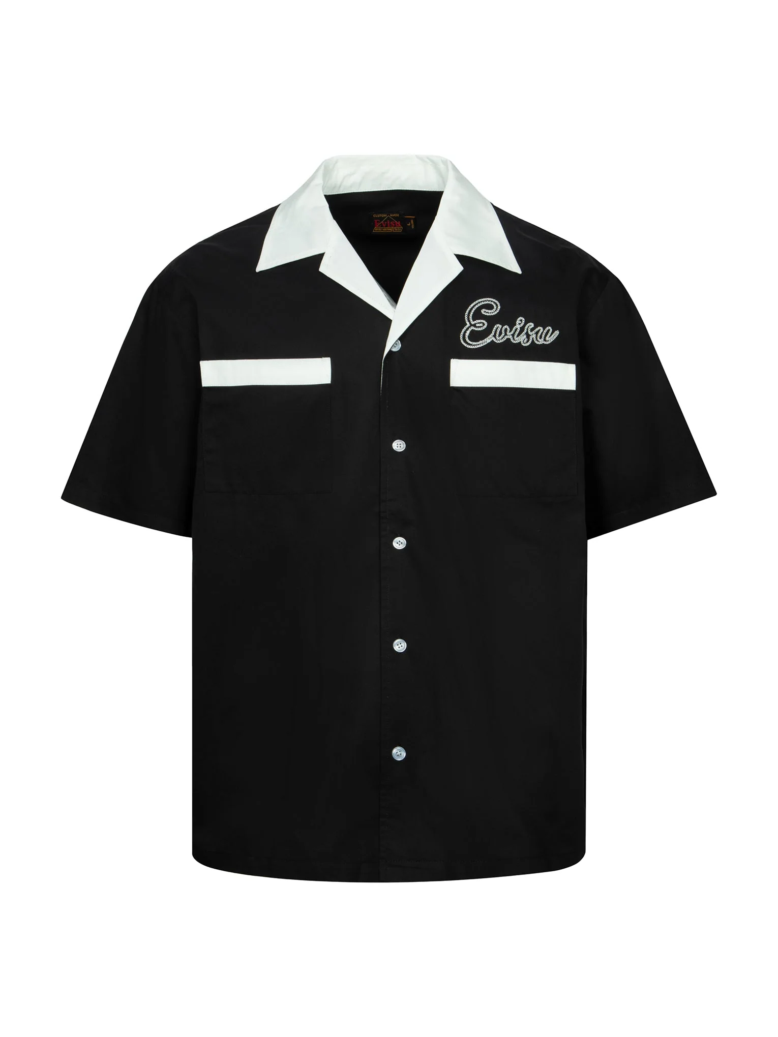 Chain-Stitched Embroidery Logo Boxy Tencel Shirt - Image 28