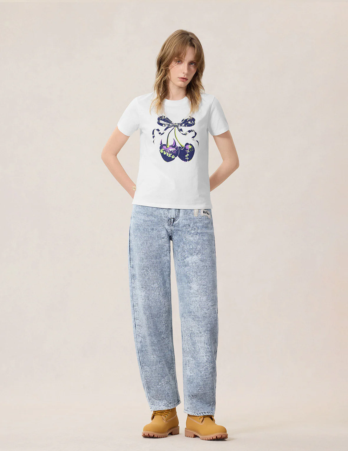 Cherry Bow Printed T-Shirt - Image 10