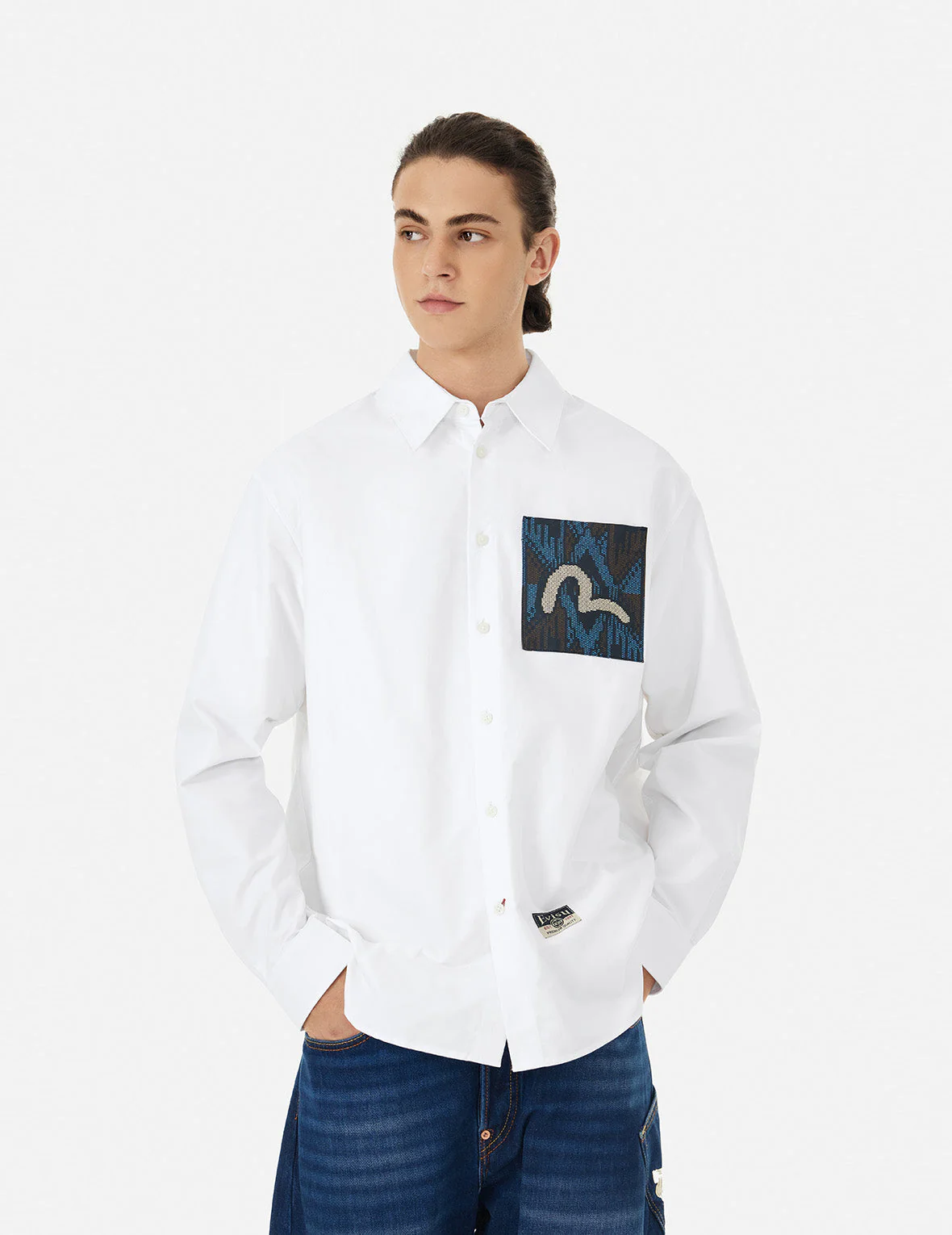 Chimayo Tapestry and Seagull Print Relax Fit Shirt - Image 6