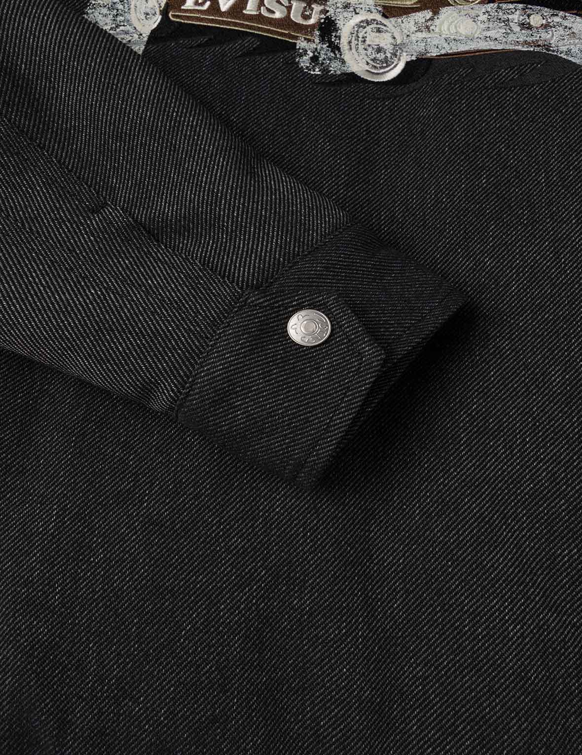 Classic 50s Car and Seagull Print Relax Fit Work Jacket - Image 12