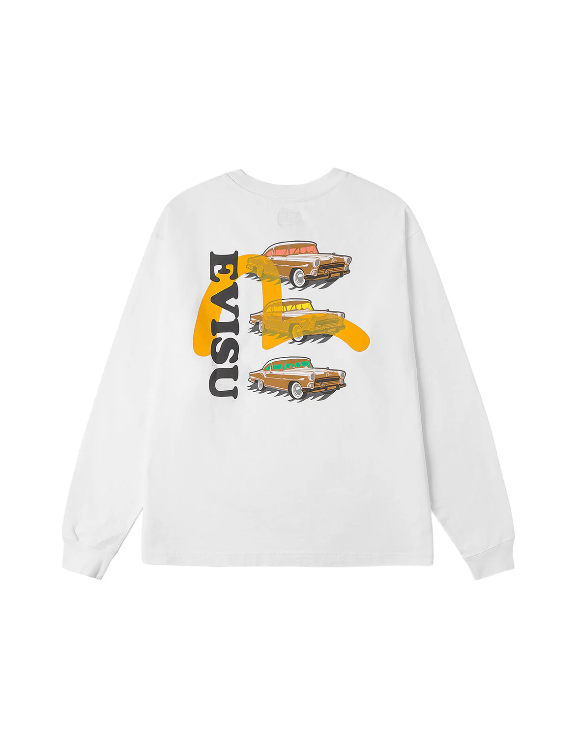 Classic 50s Cars Print Relax Fit Long-sleeve T-shirt - Image 21