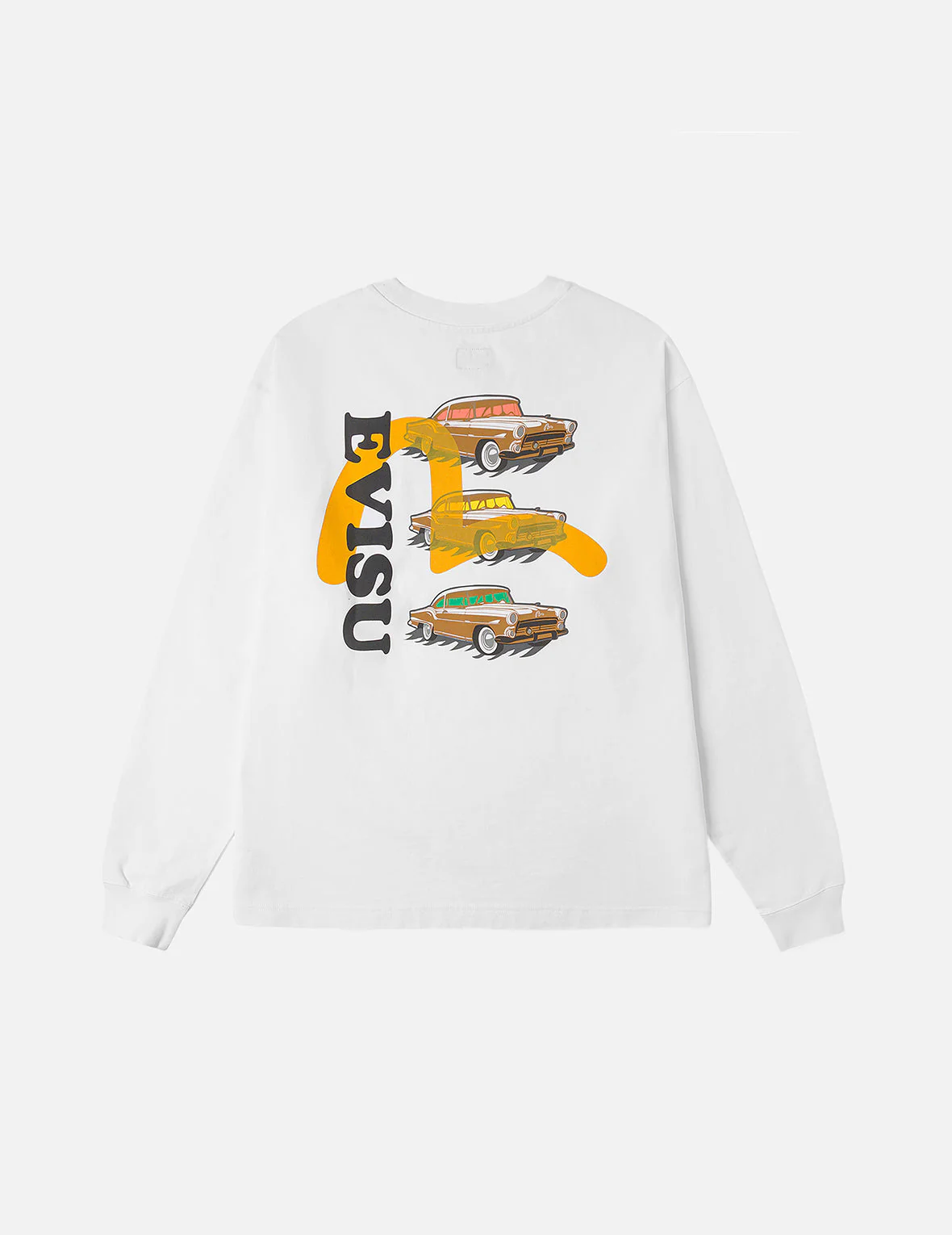 Classic 50s Cars Print Relax Fit Long-sleeve T-shirt - Image 5