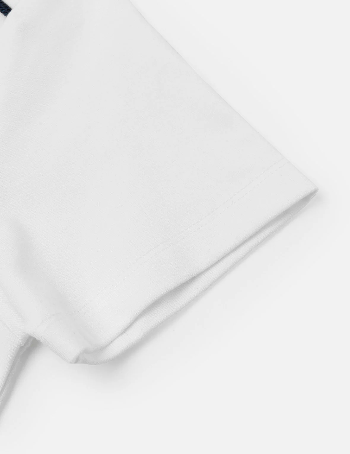 Contrast 3D Seagull and Slogan Embroidery Slim Fit T-Shirt - Image 8