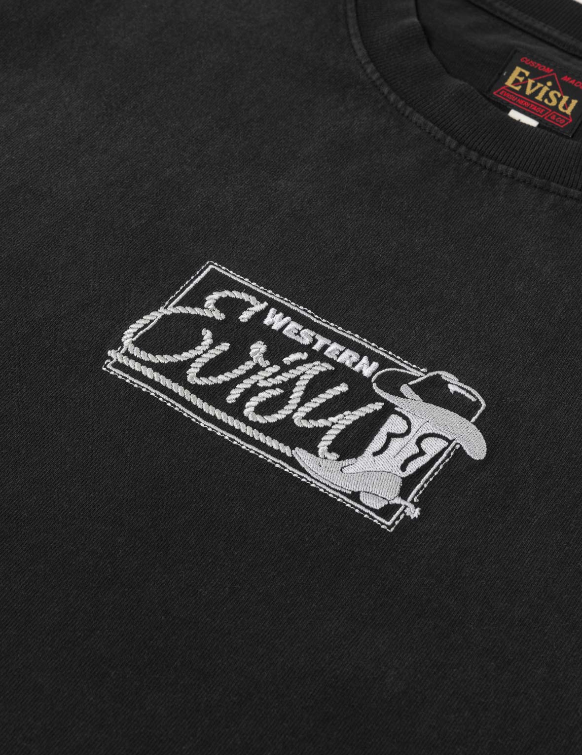Cowboy Boots Logo Embroidery T-shirt - Image 14