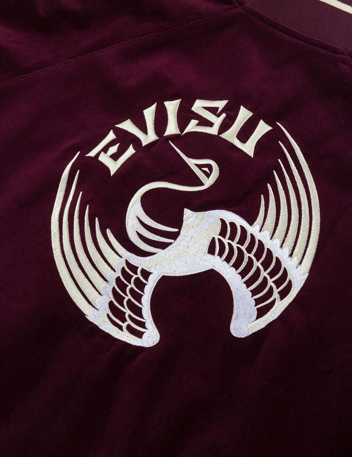 Crane and Logo Embroidery Regular Fit Reversible Bomber Jacket - Image 11