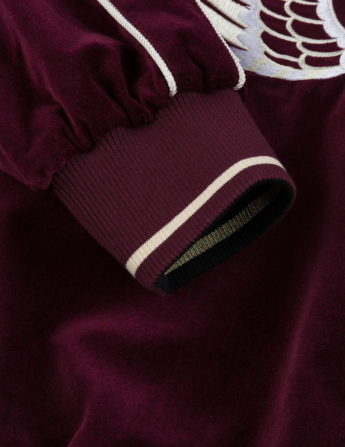 Crane and Logo Embroidery Regular Fit Reversible Bomber Jacket - Image 15