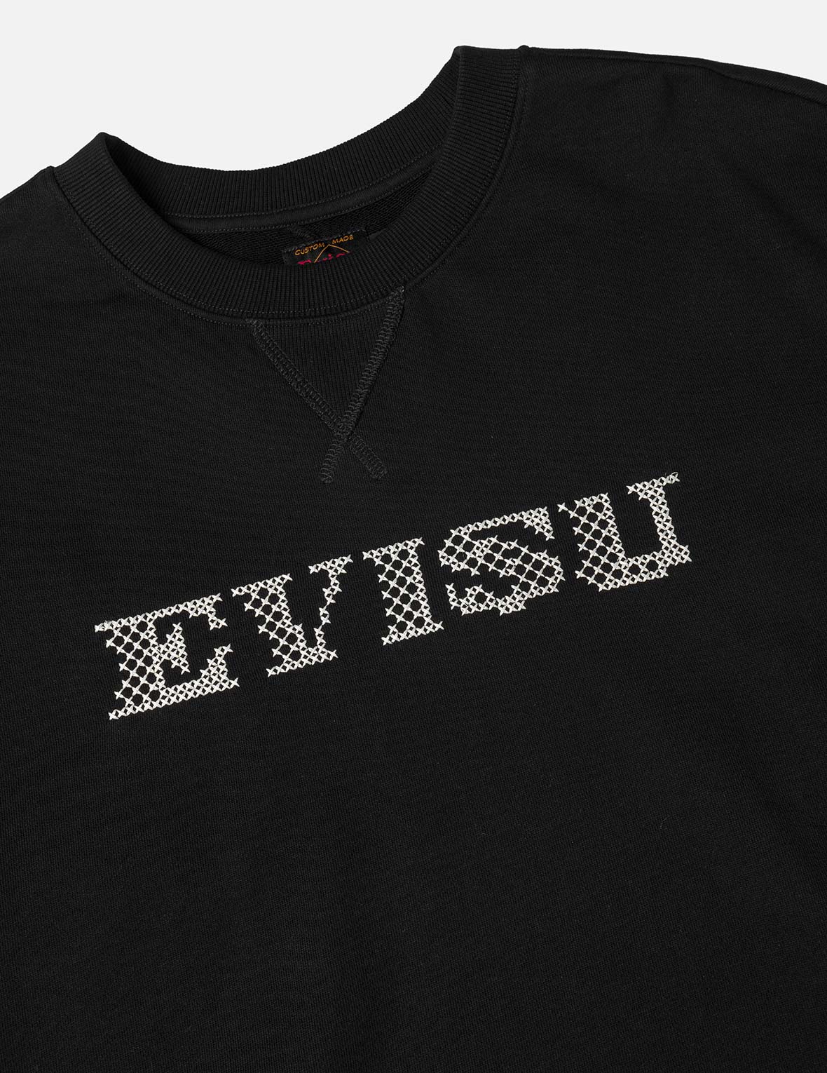 Crane and Seagull Embroidery Relax Fit Sweatshirt - Image 8