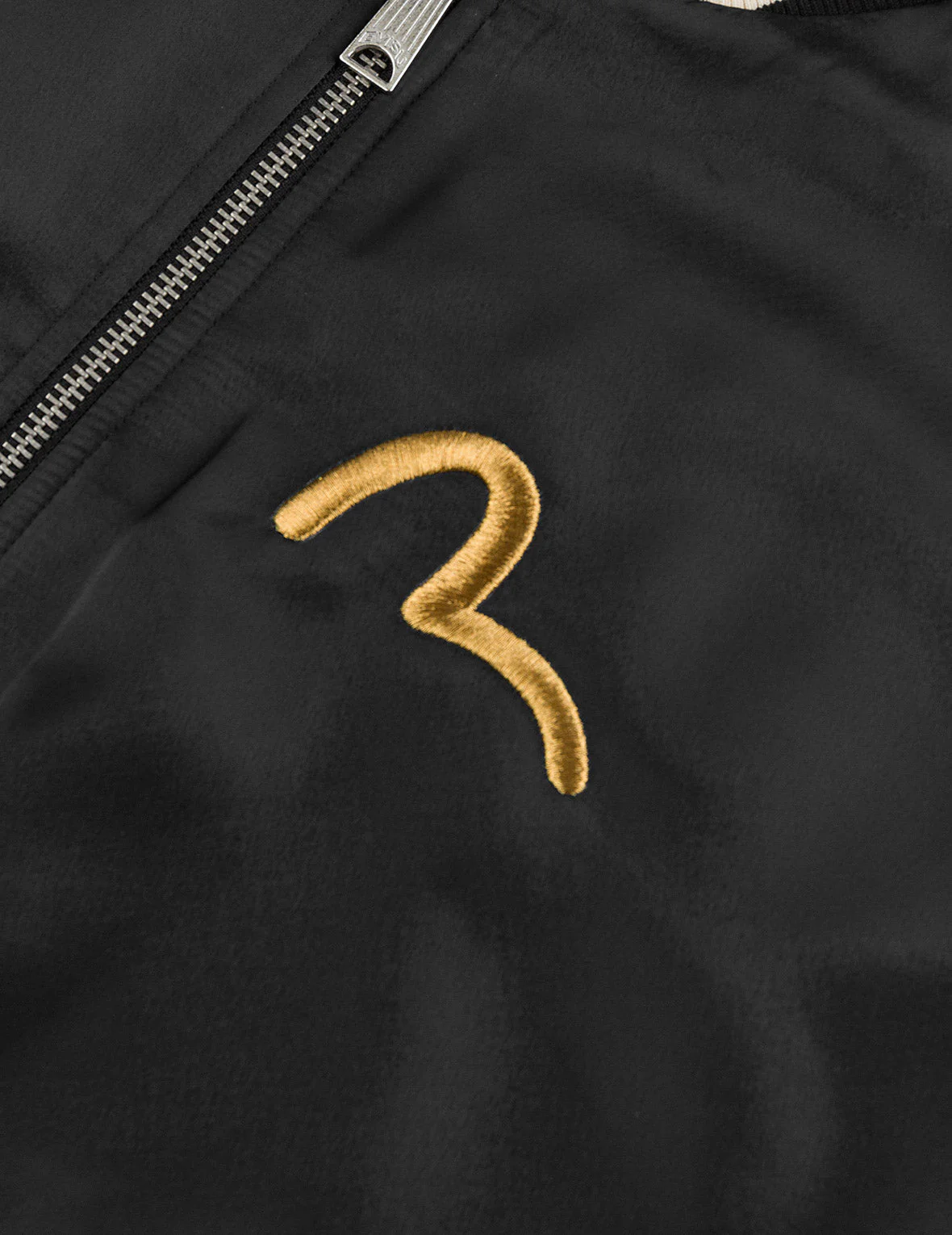 Crane Embroidery Regular Fit Souvenior Jacket - Image 7