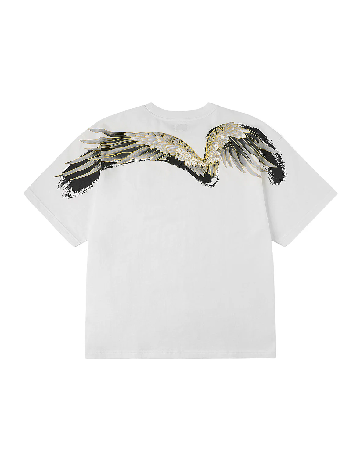 Crane Flying Wings with Daicock Print Loose Fit T-Shirt - Image 23