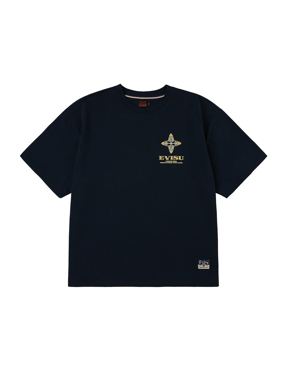 Crane Flying Wings with Daicock Print Loose Fit T-Shirt - Image 4
