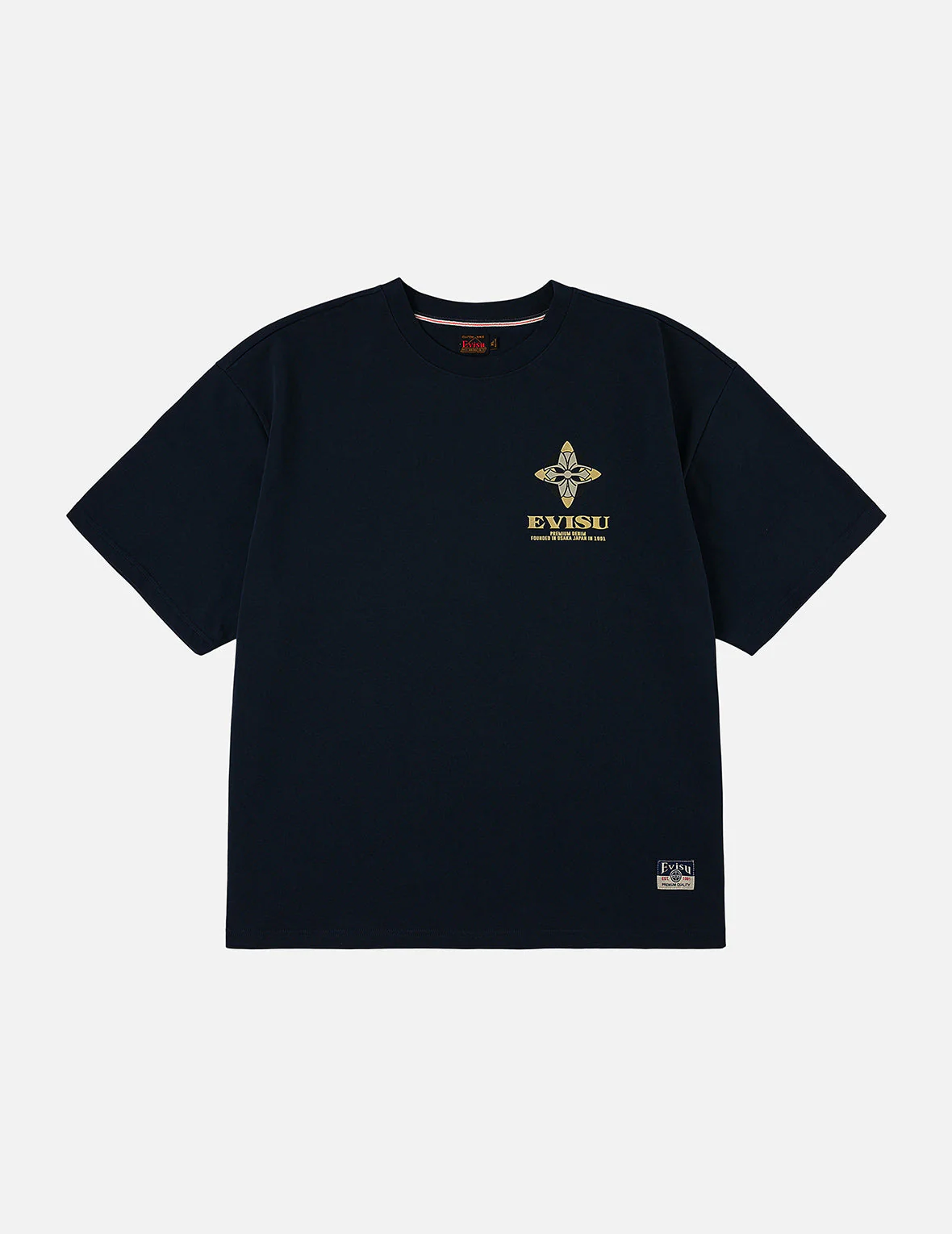 Crane Flying Wings with Daicock Print Loose Fit T-Shirt - Image 8