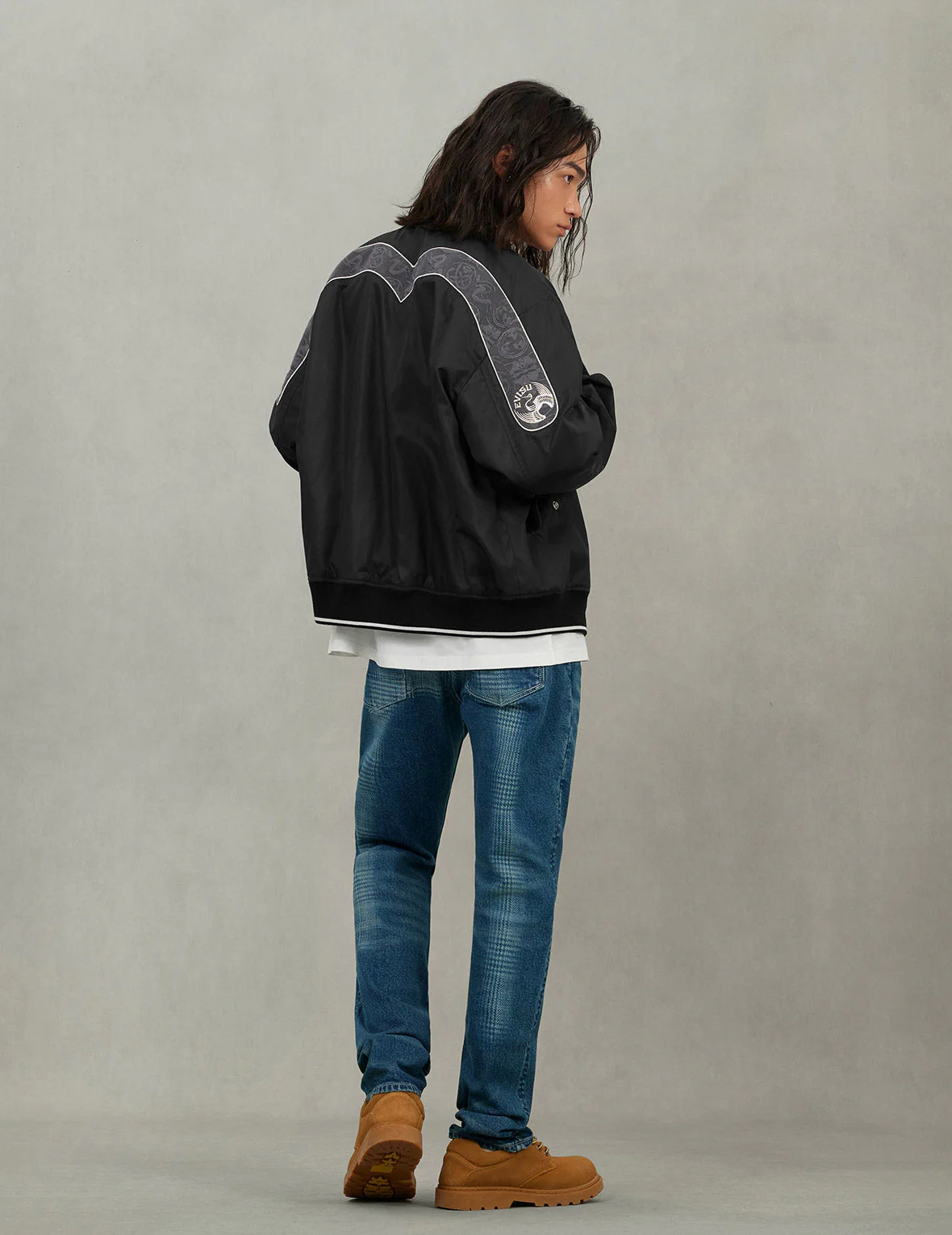 Crane inserted Daicock Relax Fit Bomber Jacket - Image 6