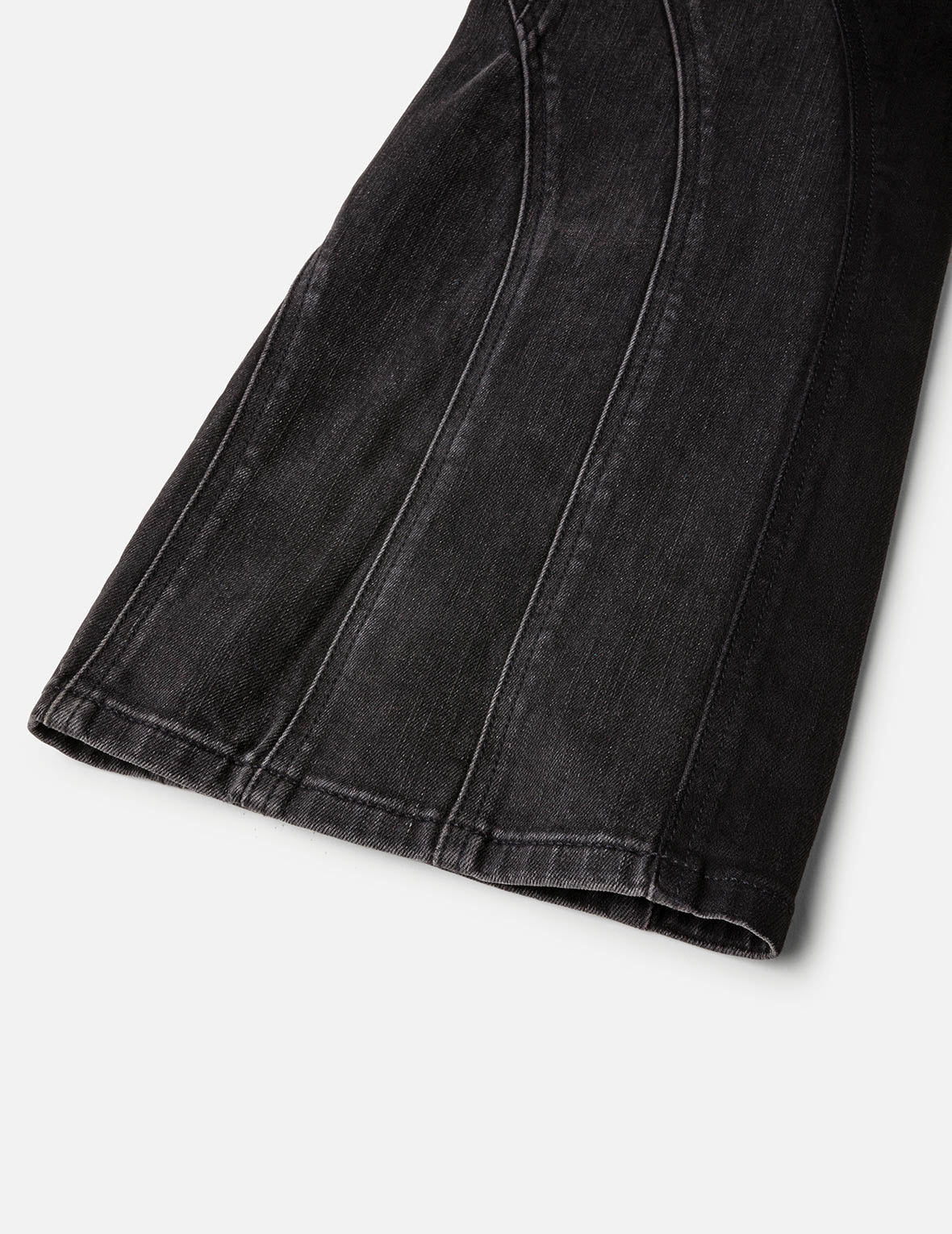 Cut-Line Fashion Fit Boot Cut Jeans - Image 12