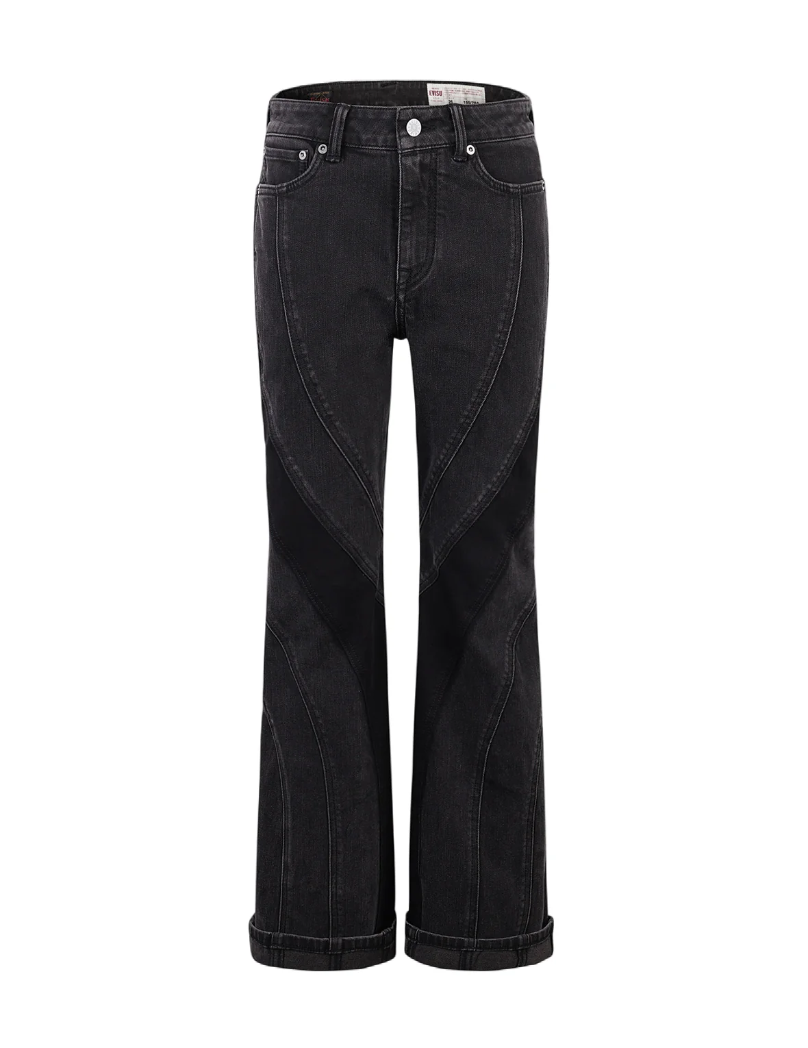 Cut-Line Fashion Fit Boot Cut Jeans - Image 13