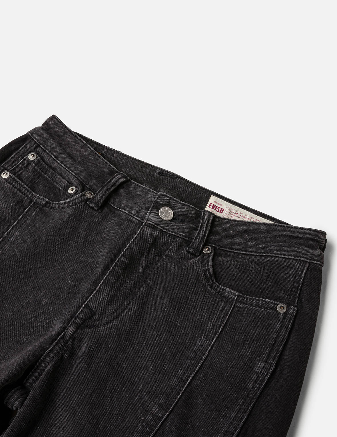 Cut-Line Fashion Fit Boot Cut Jeans - Image 9