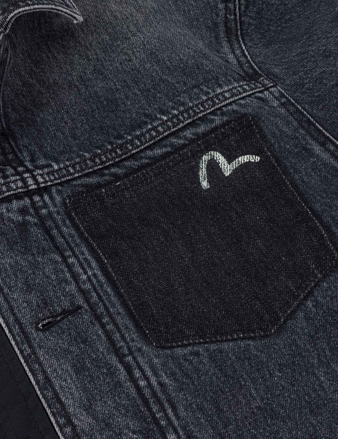 Daicock and Seagull Print Relax Fit 2-in-1 Denim Worker Shirt Jacket - Image 5