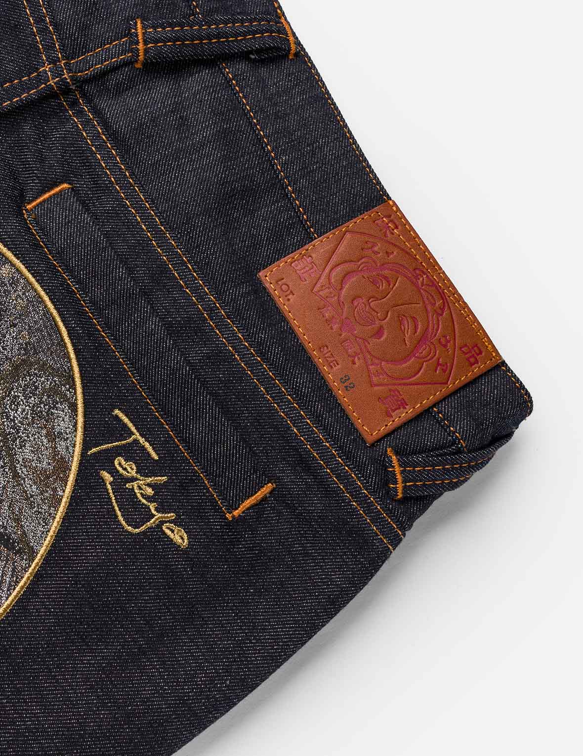 Daicock Brocade Denim Shorts - Image 9
