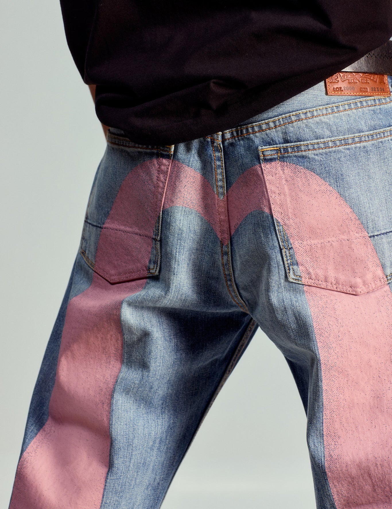Daicock Print Baggy-Fit Jeans #2000 - Image 5