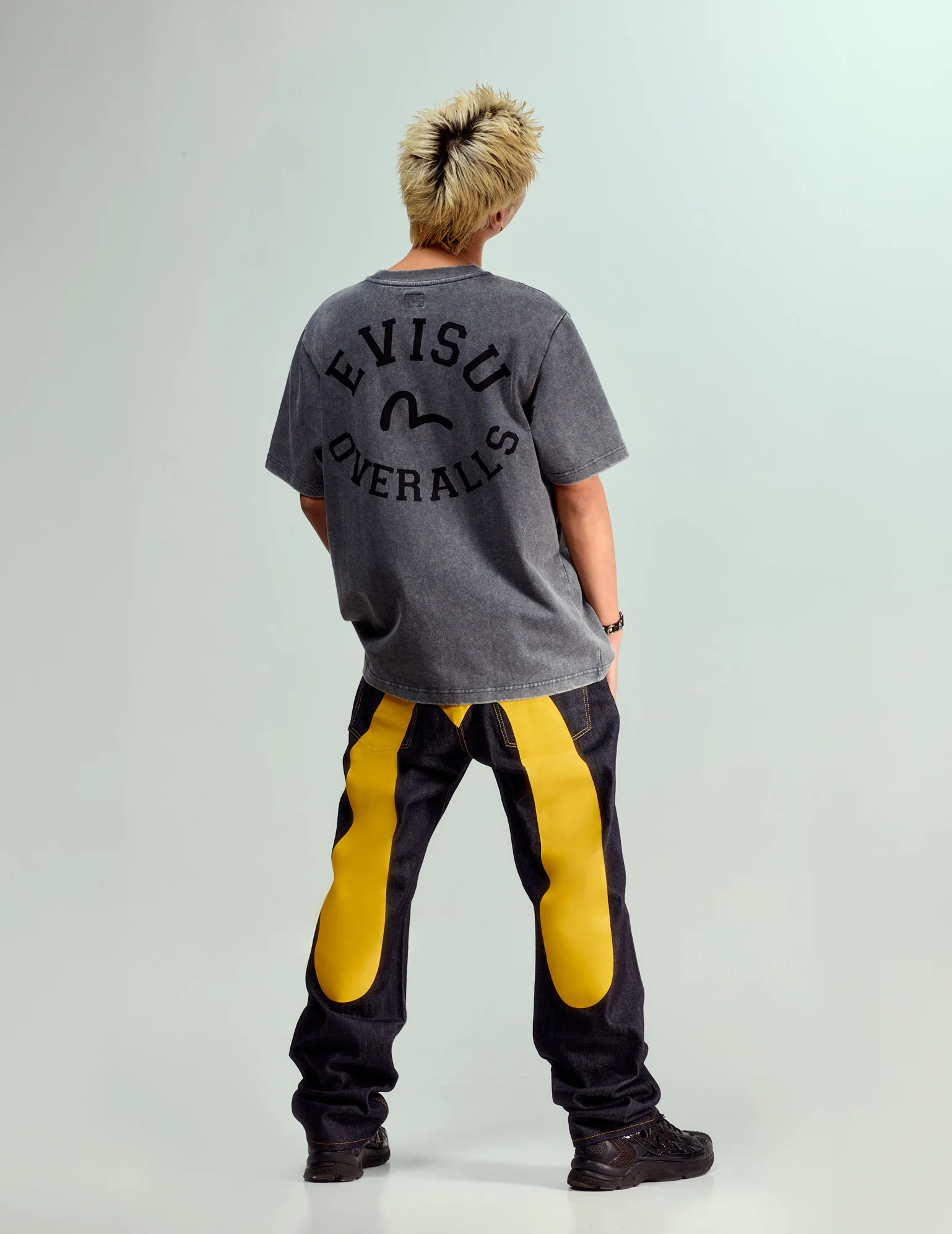 Daicock Print Baggy-Fit Jeans #2000 - Image 3