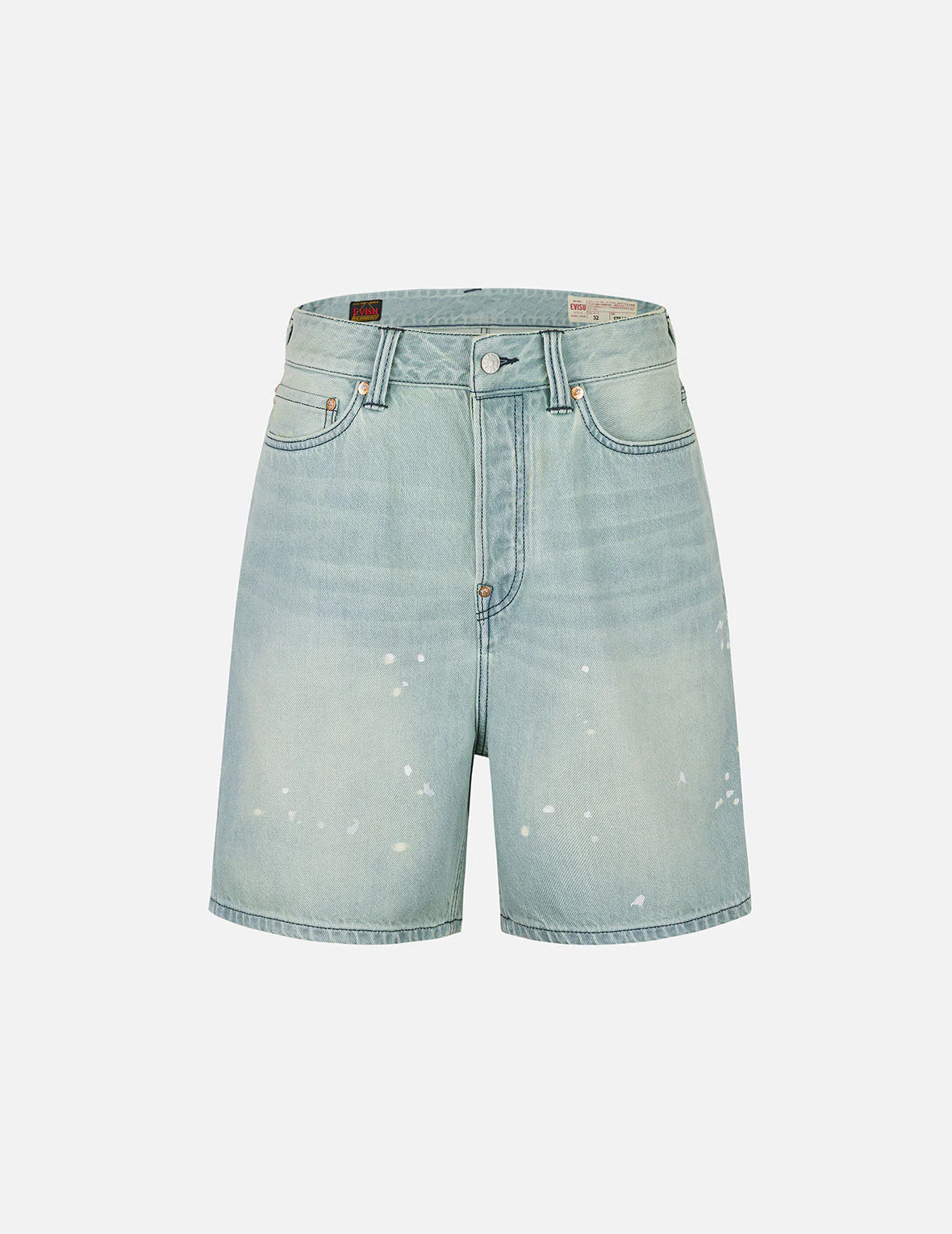 Daicock Print Oversized Denim Shorts - Image 2