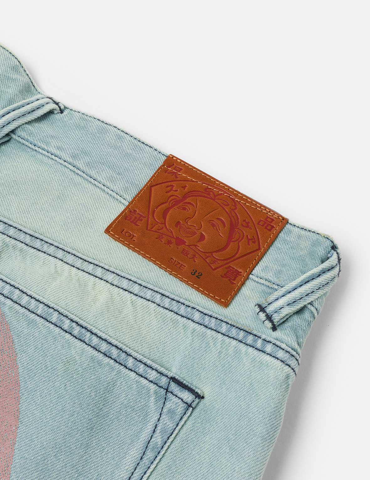 Daicock Print Oversized Denim Shorts - Image 6