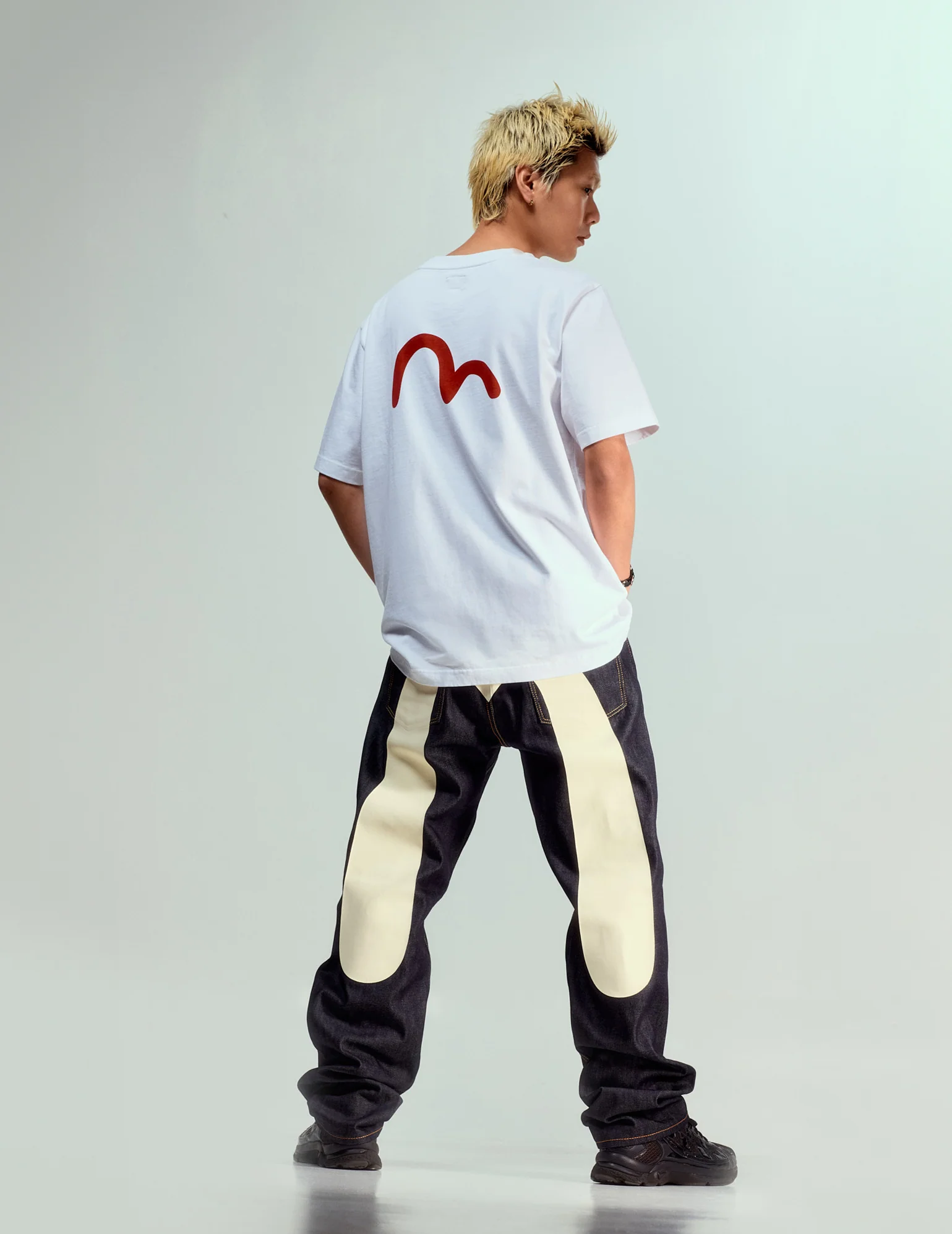 Daicock Print Baggy Jeans #2000 - Image 5