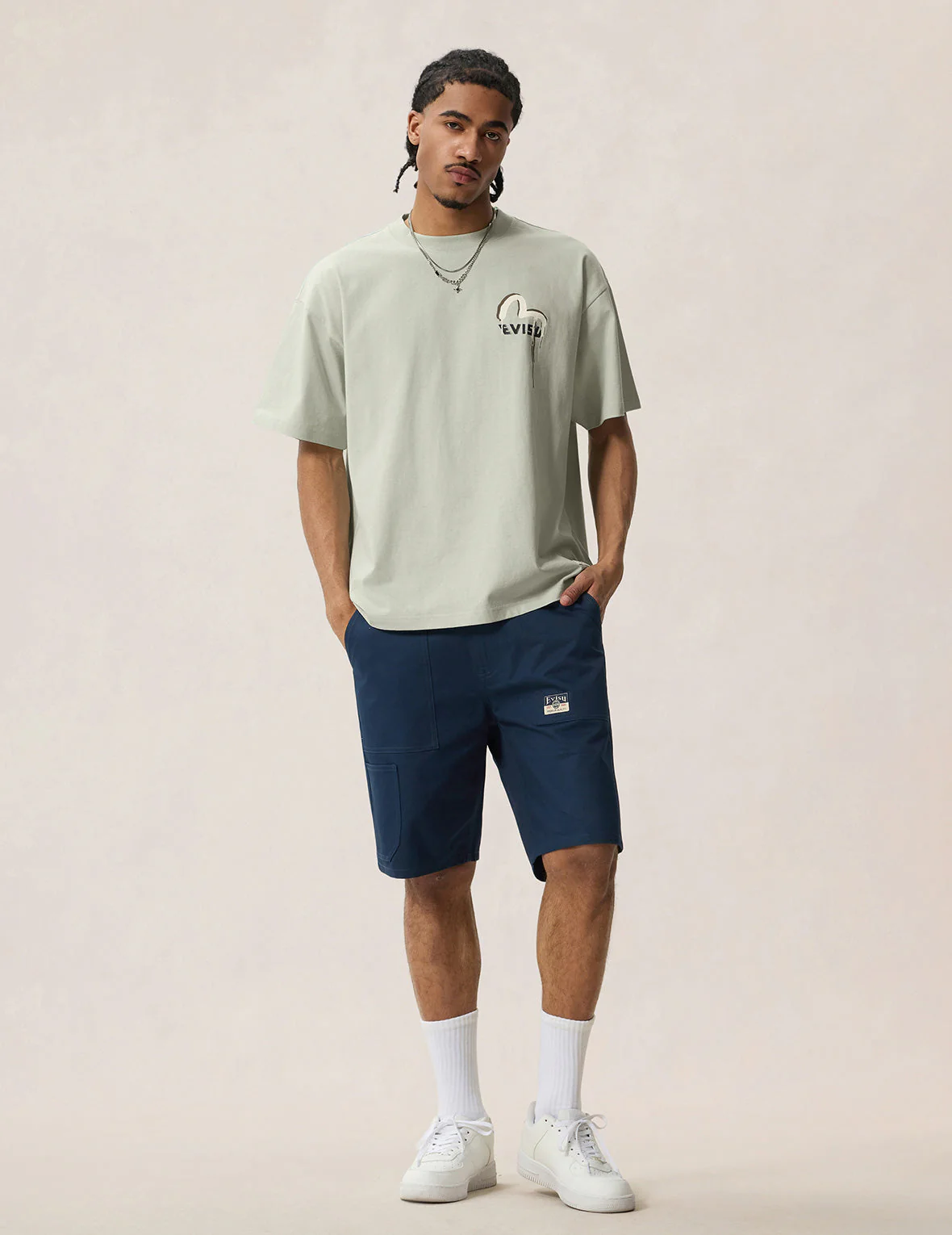 Daicock Printed Woven Shorts - Image 7