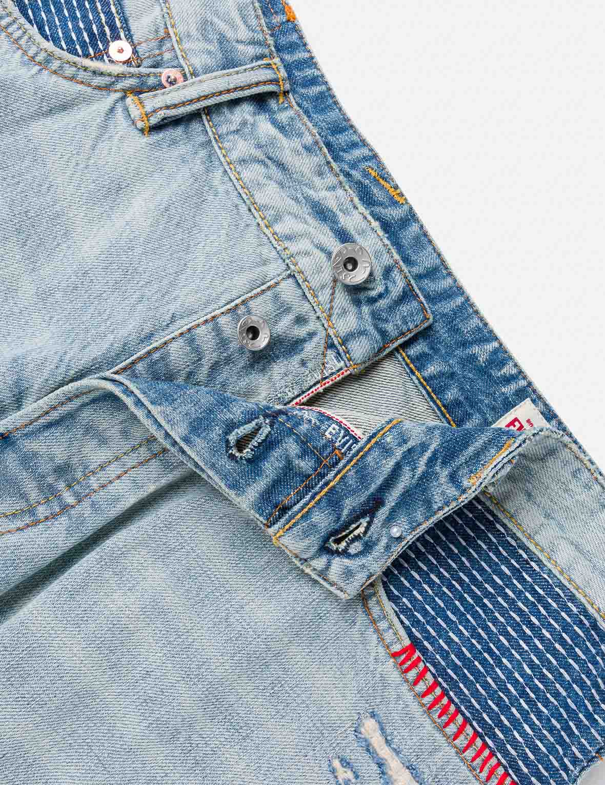 Daicock Sashiko Patchwork Jeans #2038 - Image 10