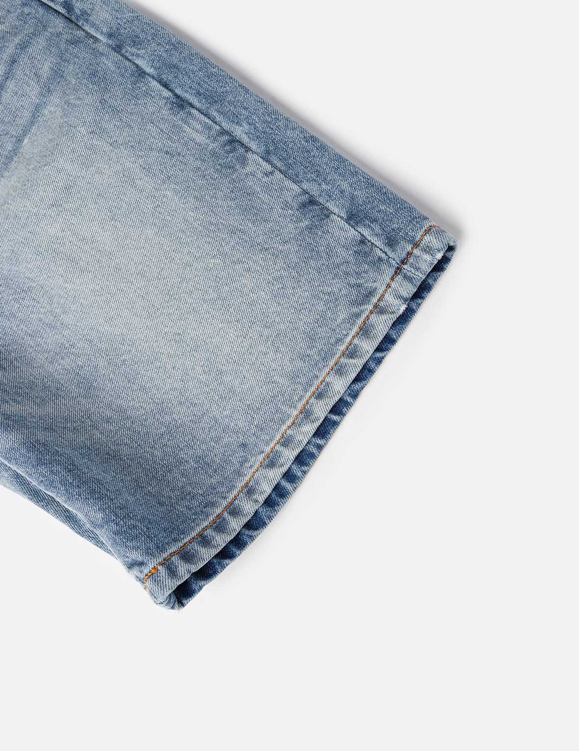 Daicock Spray Dye Denim Shorts - Image 11