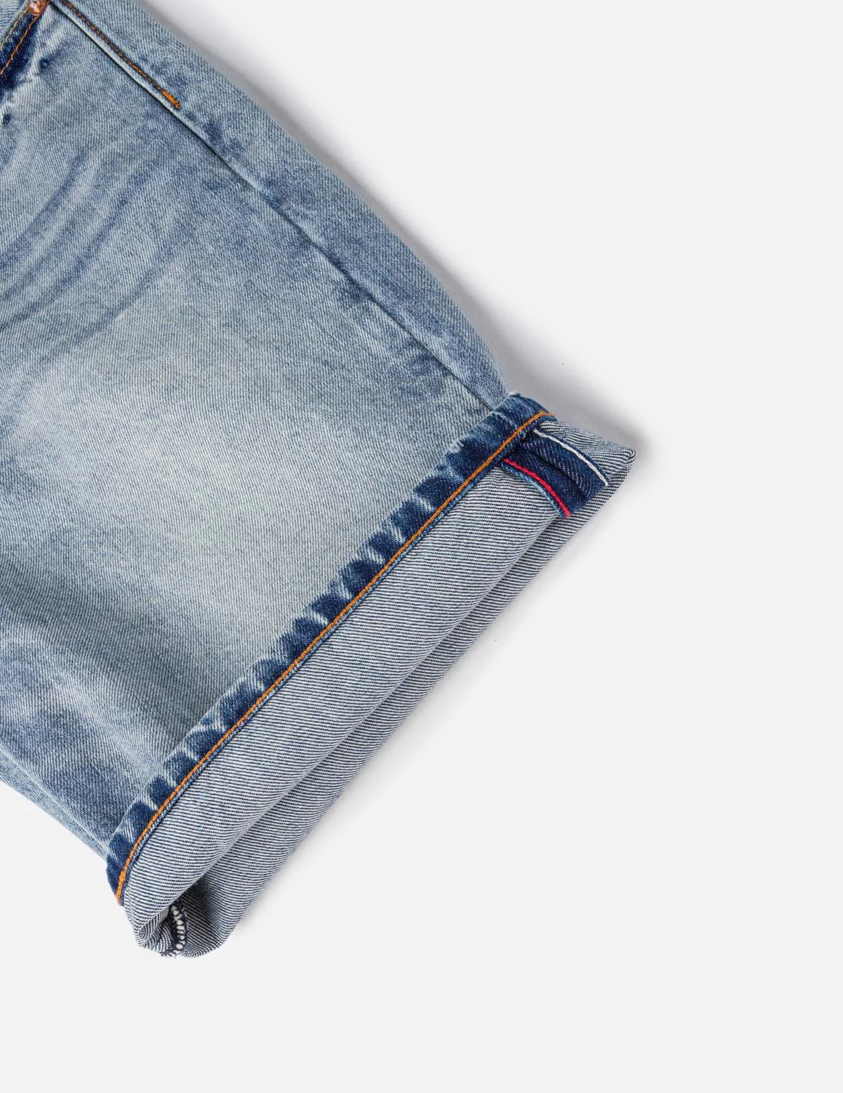Daicock Spray Dye Denim Shorts - Image 12