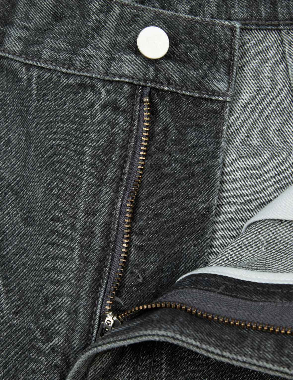 Daicock with Fringed Edges Baggy Fit Work Jeans - Image 17