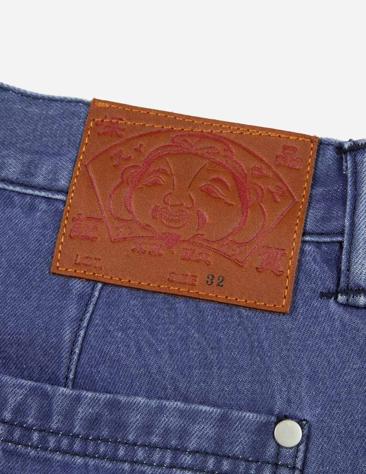 Daicock with Fringed Edges Baggy Fit Work Jeans - Image 26