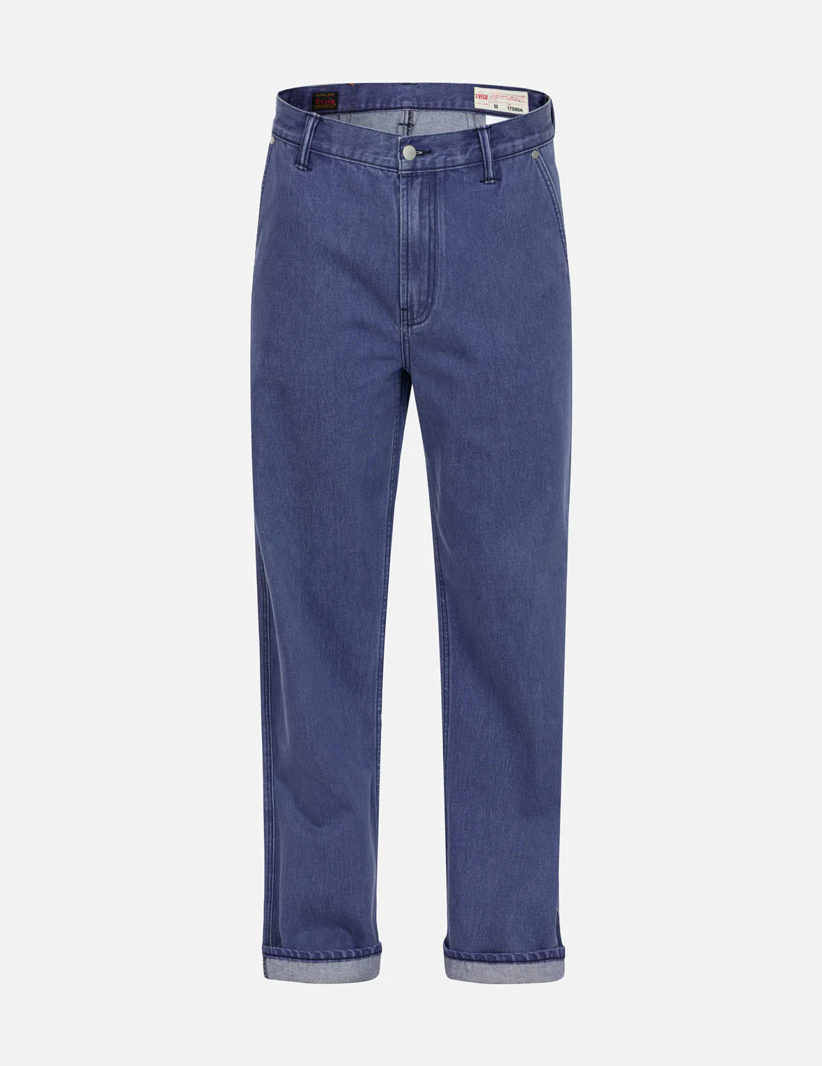 Daicock with Fringed Edges Baggy Fit Work Jeans - Image 4