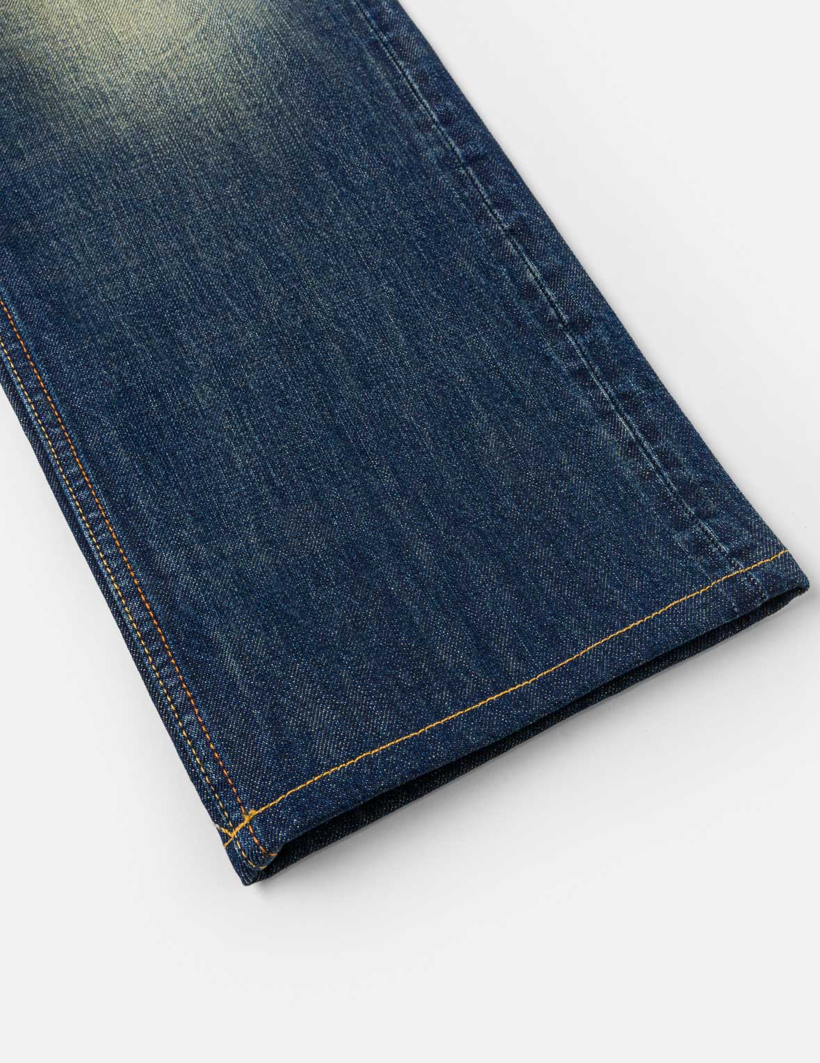Dark Tone Washed Embroidery Jeans #2020 - Image 12