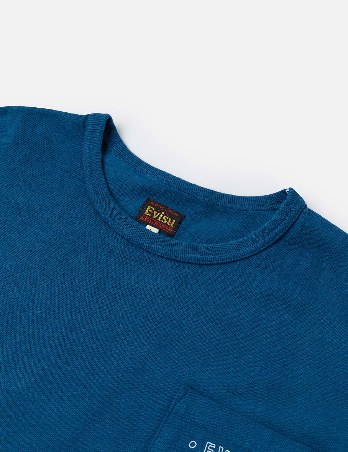 Daruma and Logo Embroidery Regular Fit Dip dyeing T-shirt - Image 8