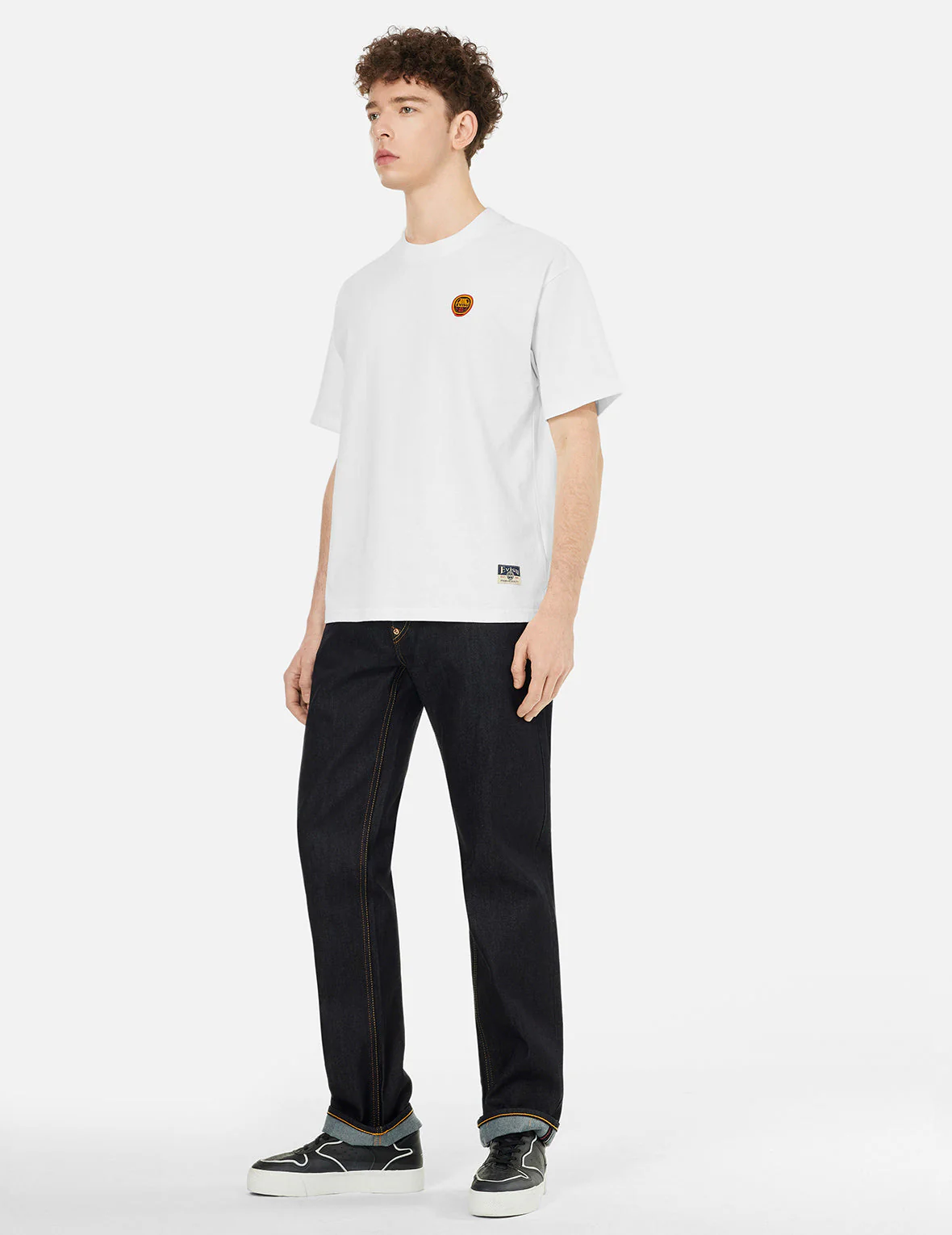 Daruma and Logo Embroidery Relax Fit T-shirt - Image 8